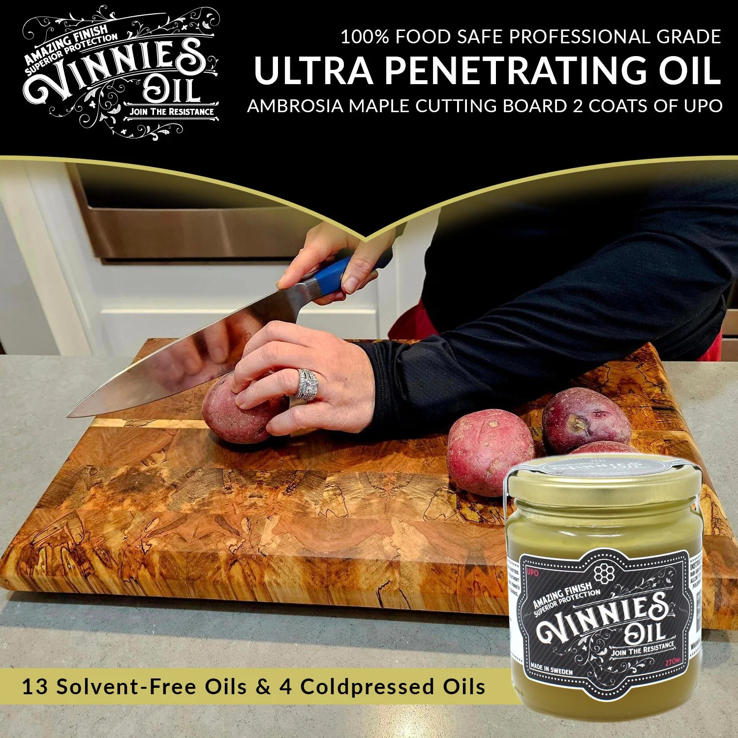 Finish for wooden surfaces etc. - Vinnie's Oil