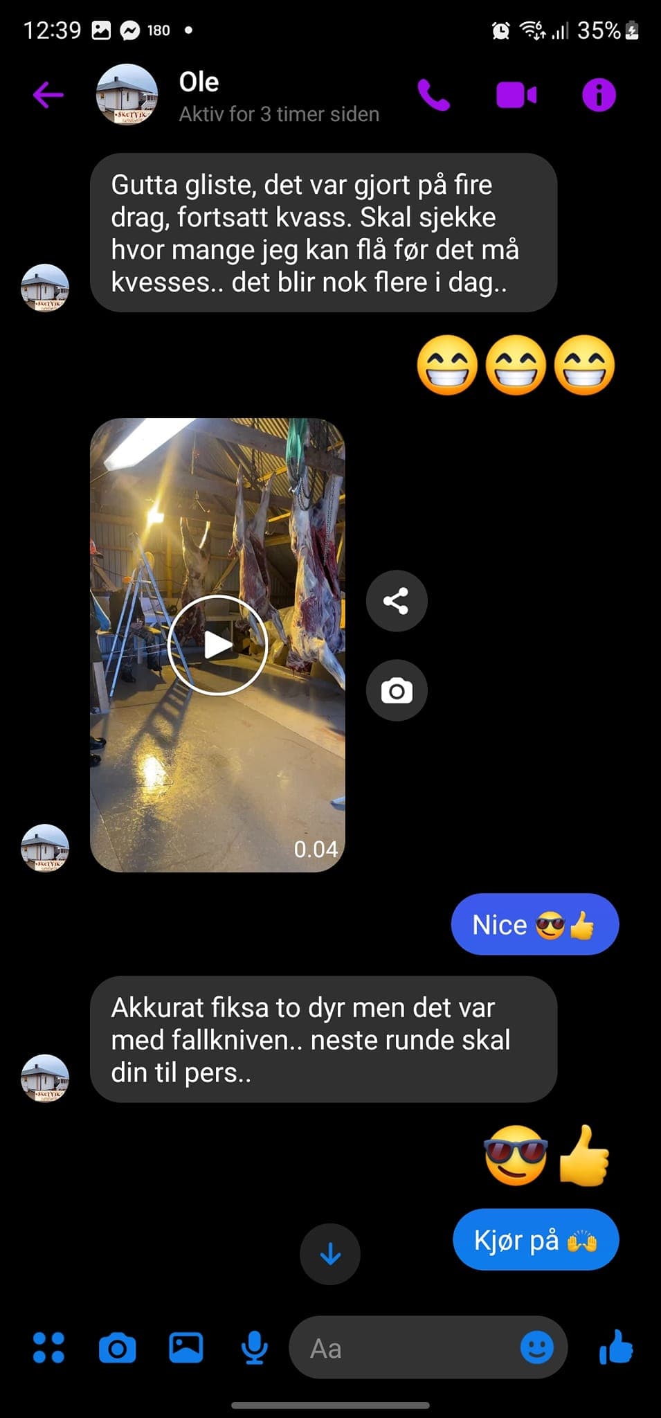 Knivblad GSK-6 AEB-L Clover-blad