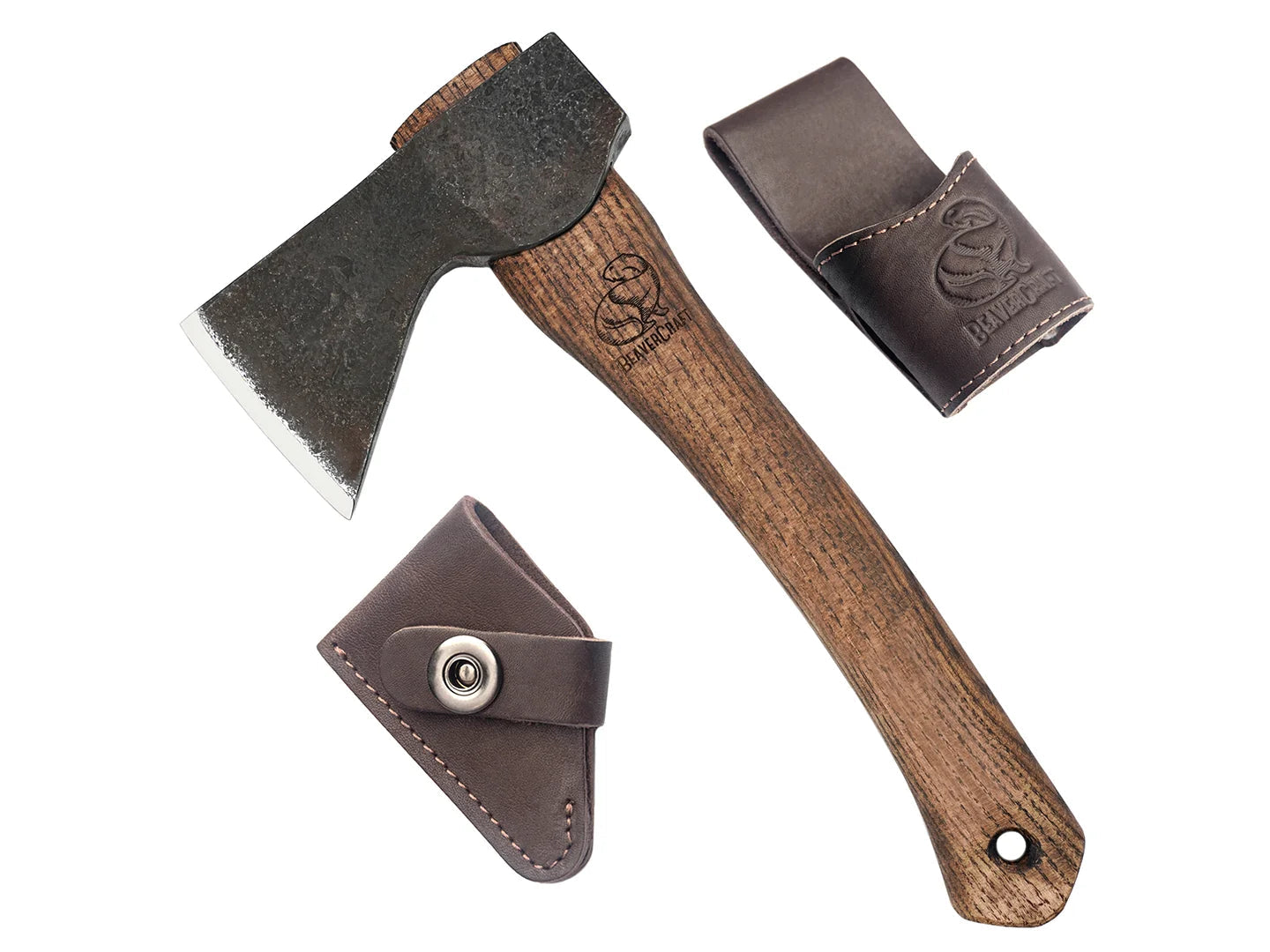 Øks med eggbeskytter AX1 Bushcraft Hatchet