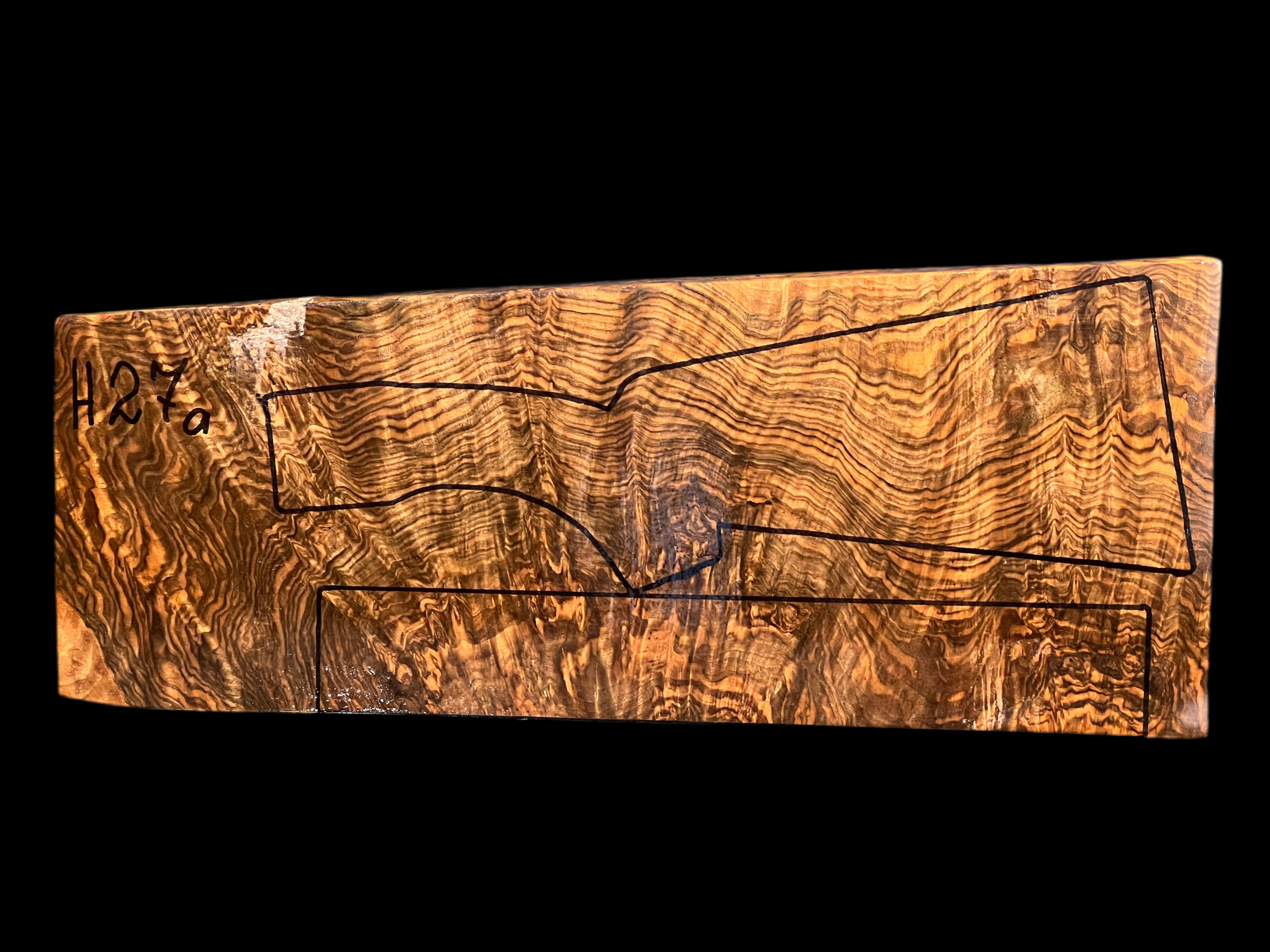 Shotgun Stock Blank Turkish Walnut Grade 5 H27
