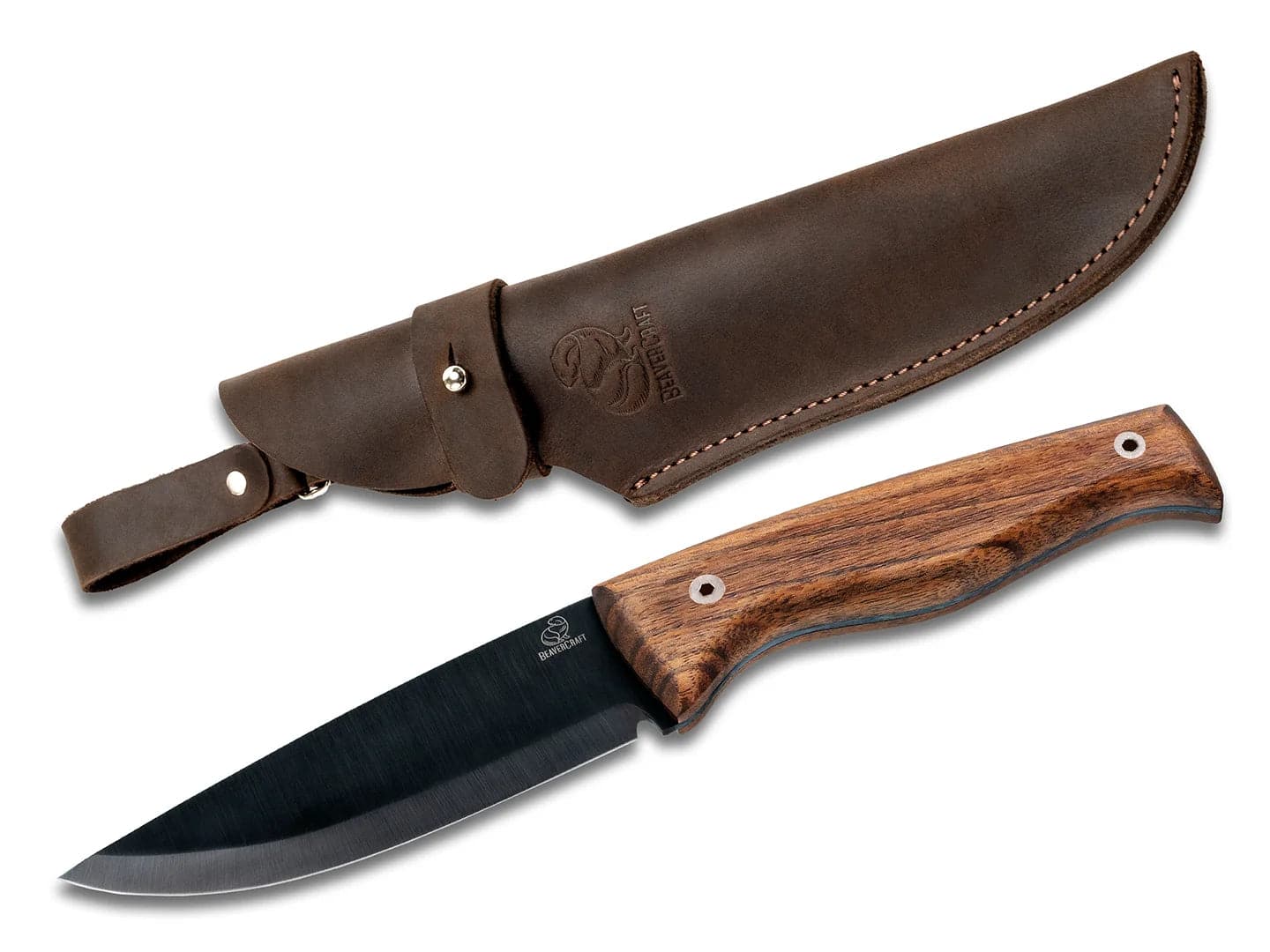 BSH3 Nightfall Bushcraft knife with sheath