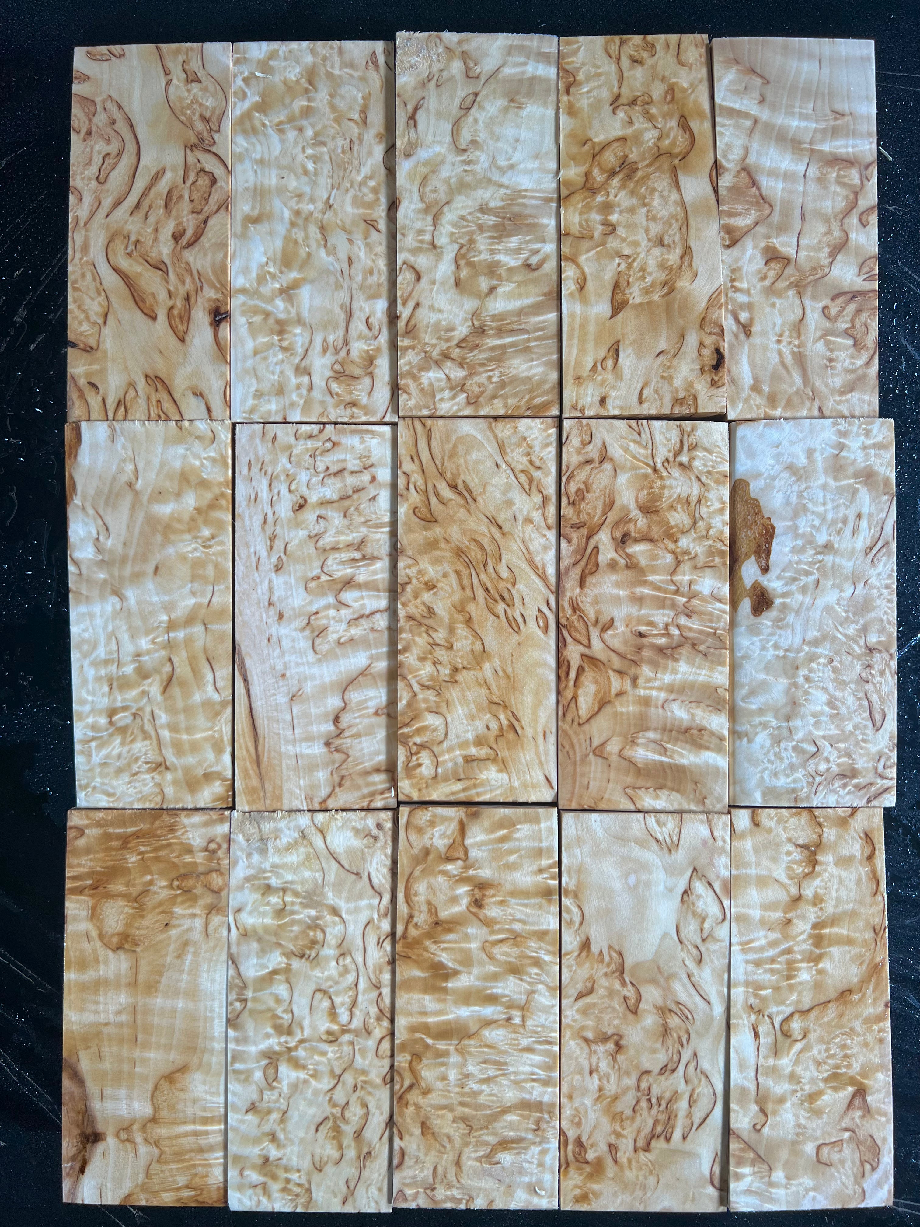Naturell Valbjørk Masurbjørk Ekstra stor ca. 40x50x120mm