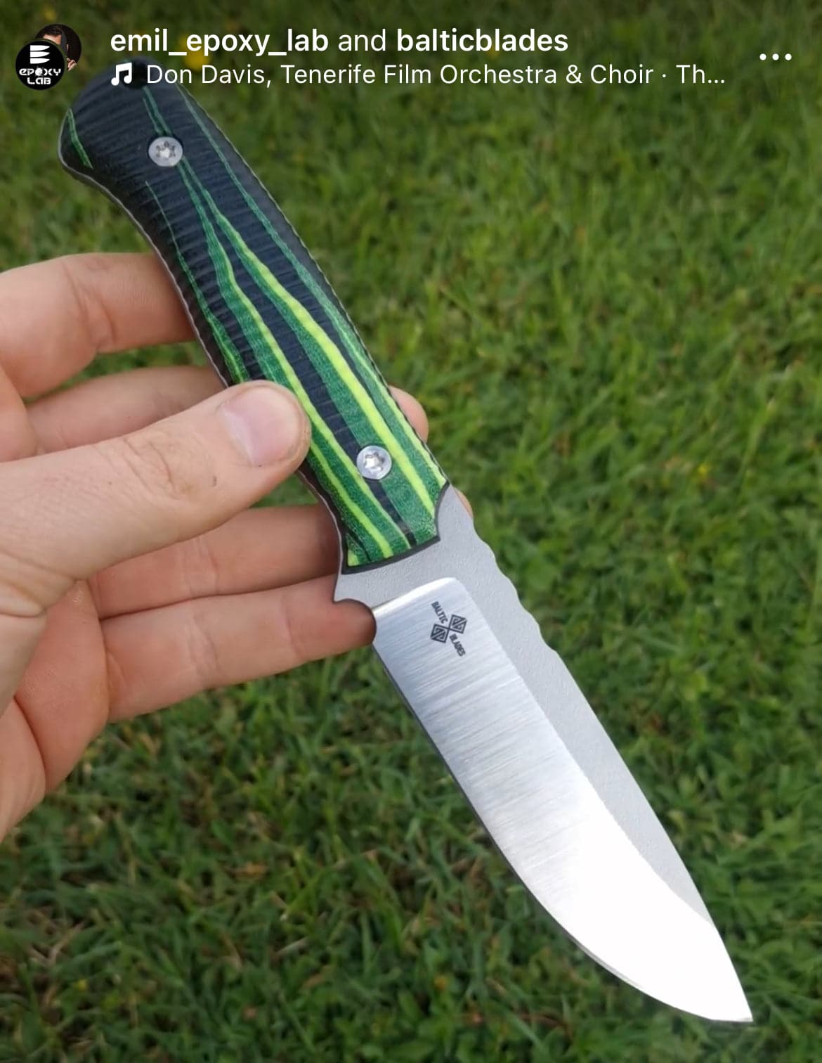 Micarta Matrix Flame (set med 2 tallrikar)