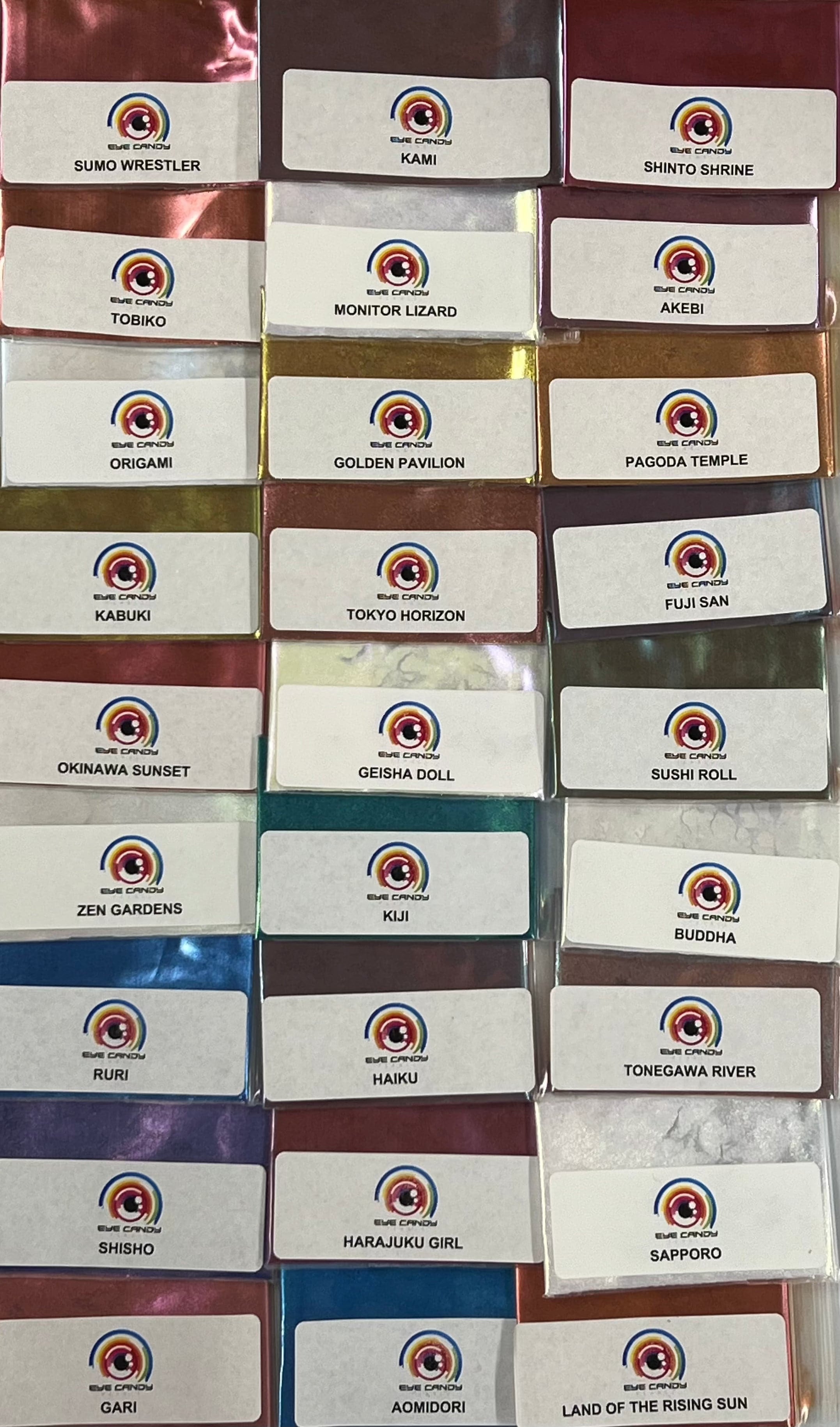 Colorshift sample set 27 Colors - Eye Candy Pigments