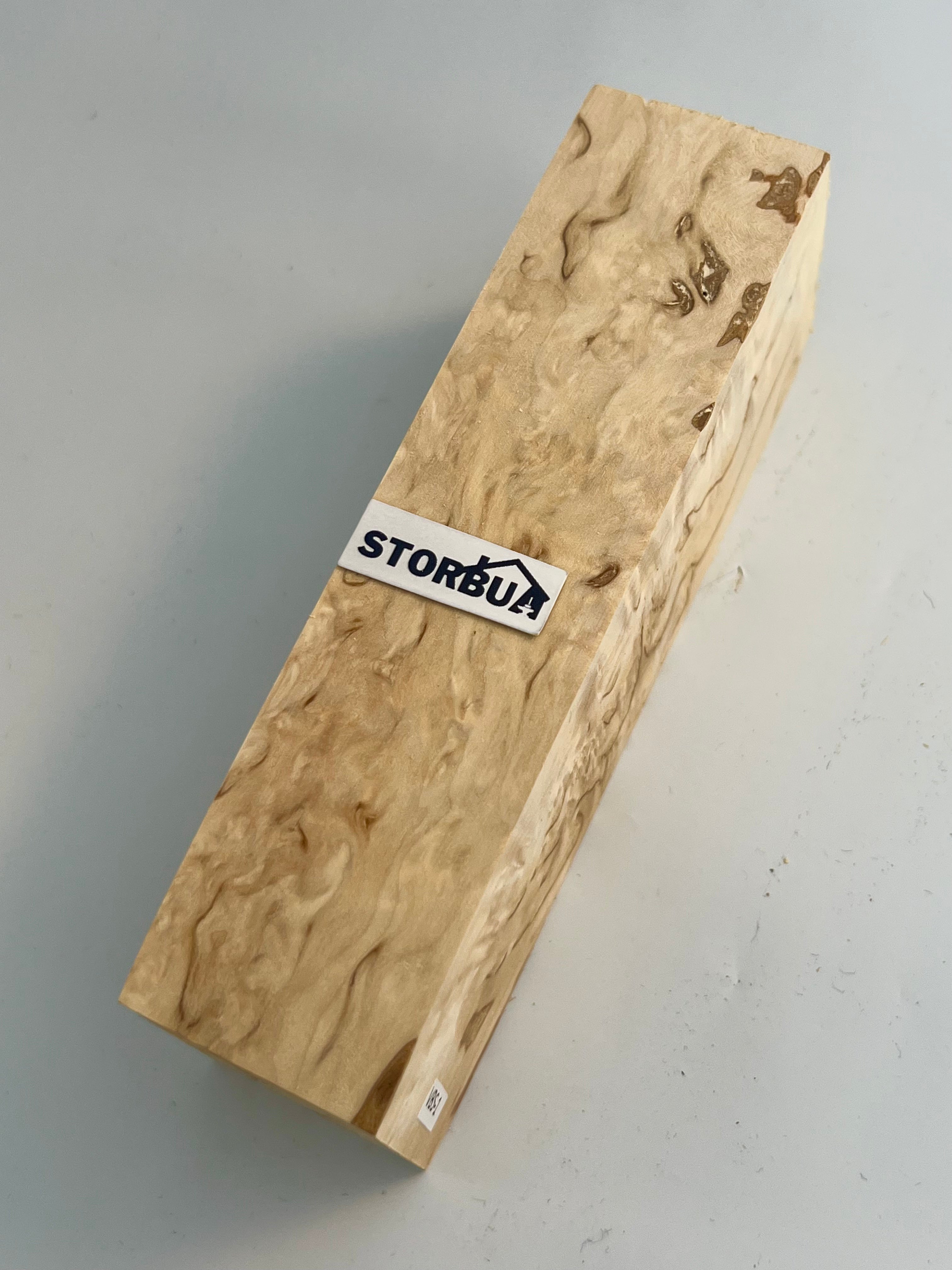Valbjørk masur birch 31x40x123mm no: VBS-1