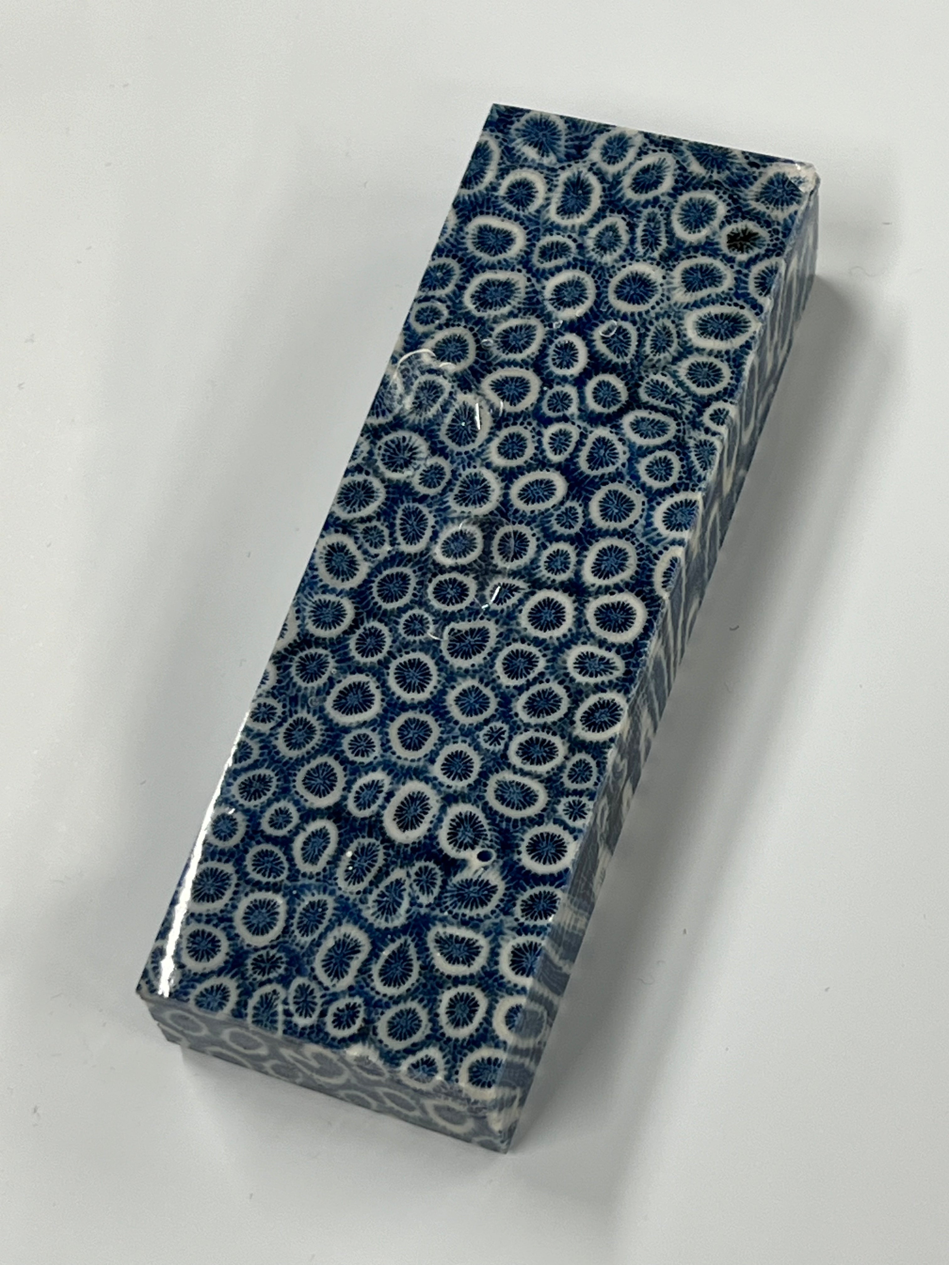 Fossil Coral skaftämne K1 (blå)