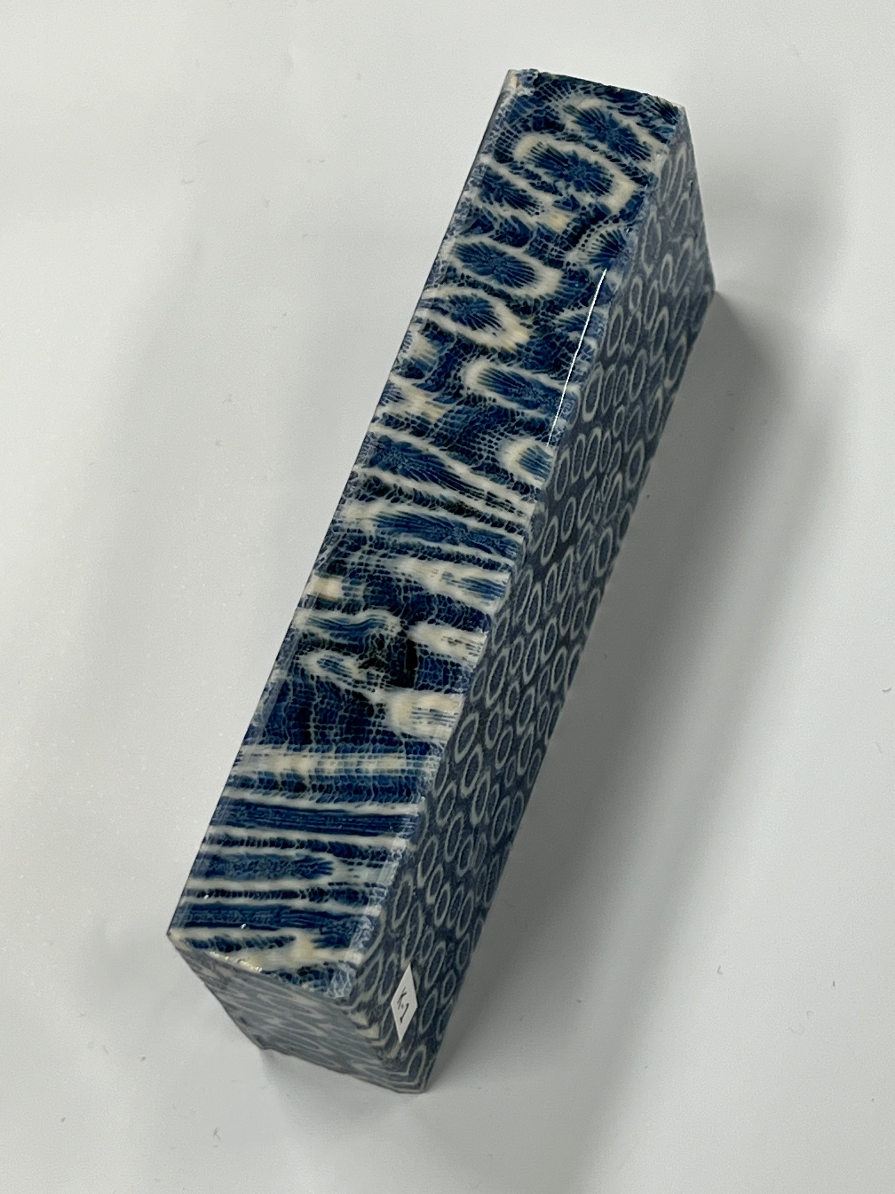 Fossil Coral skaftämne K1 (blå)