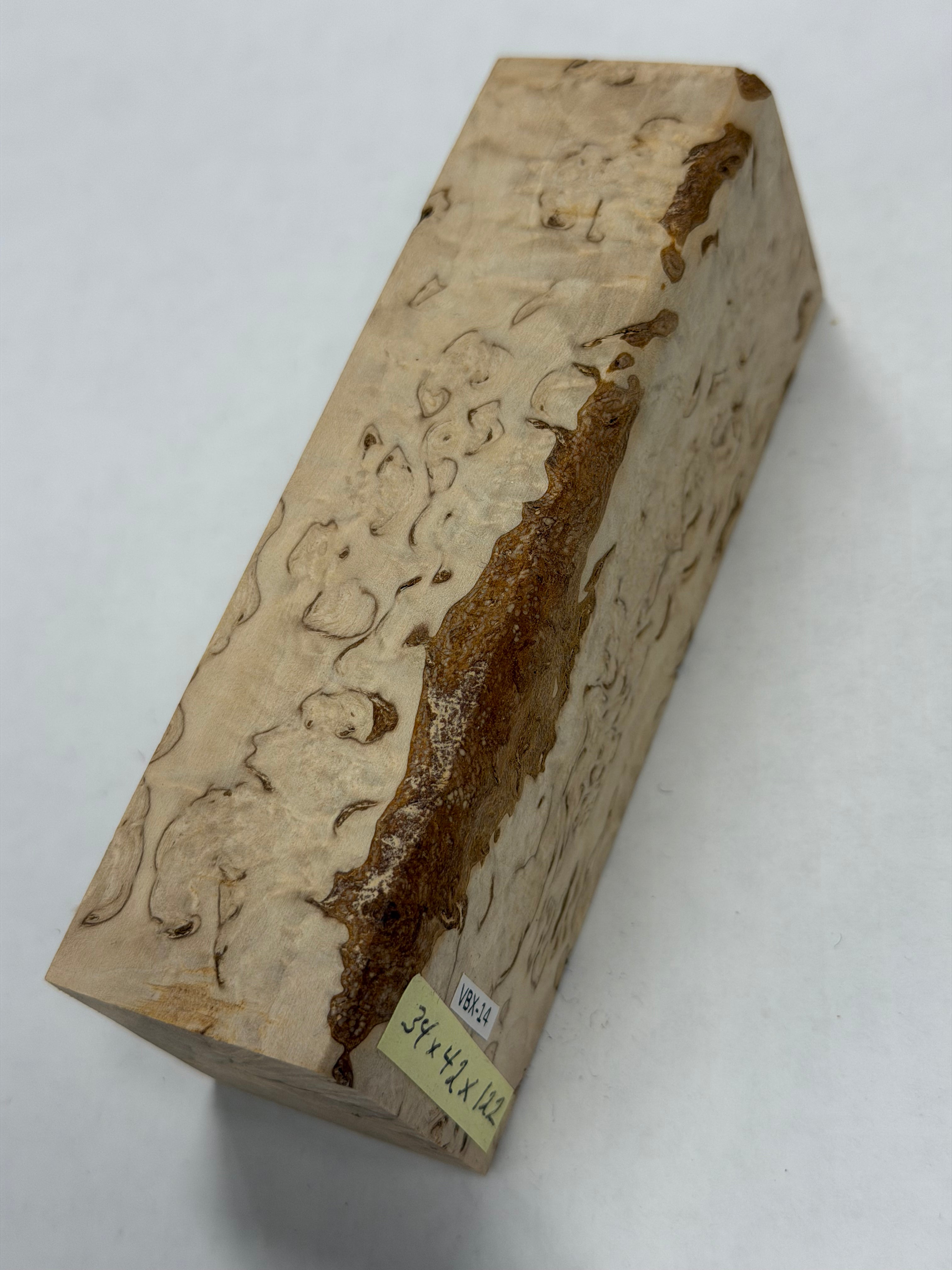 Valbjørk masur björk VBX-14; 34x42x122mm