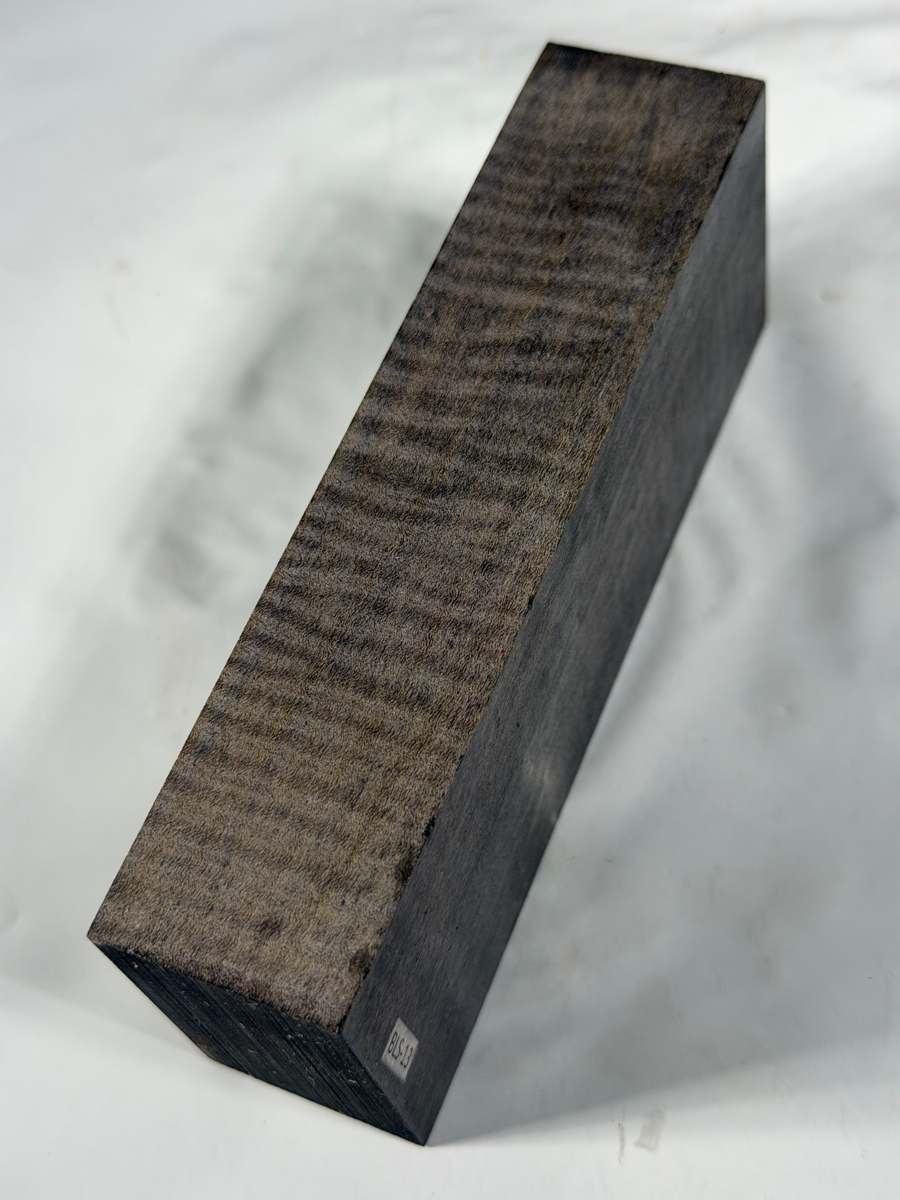 Stabilized shaft blank wood and green resin block B-72
