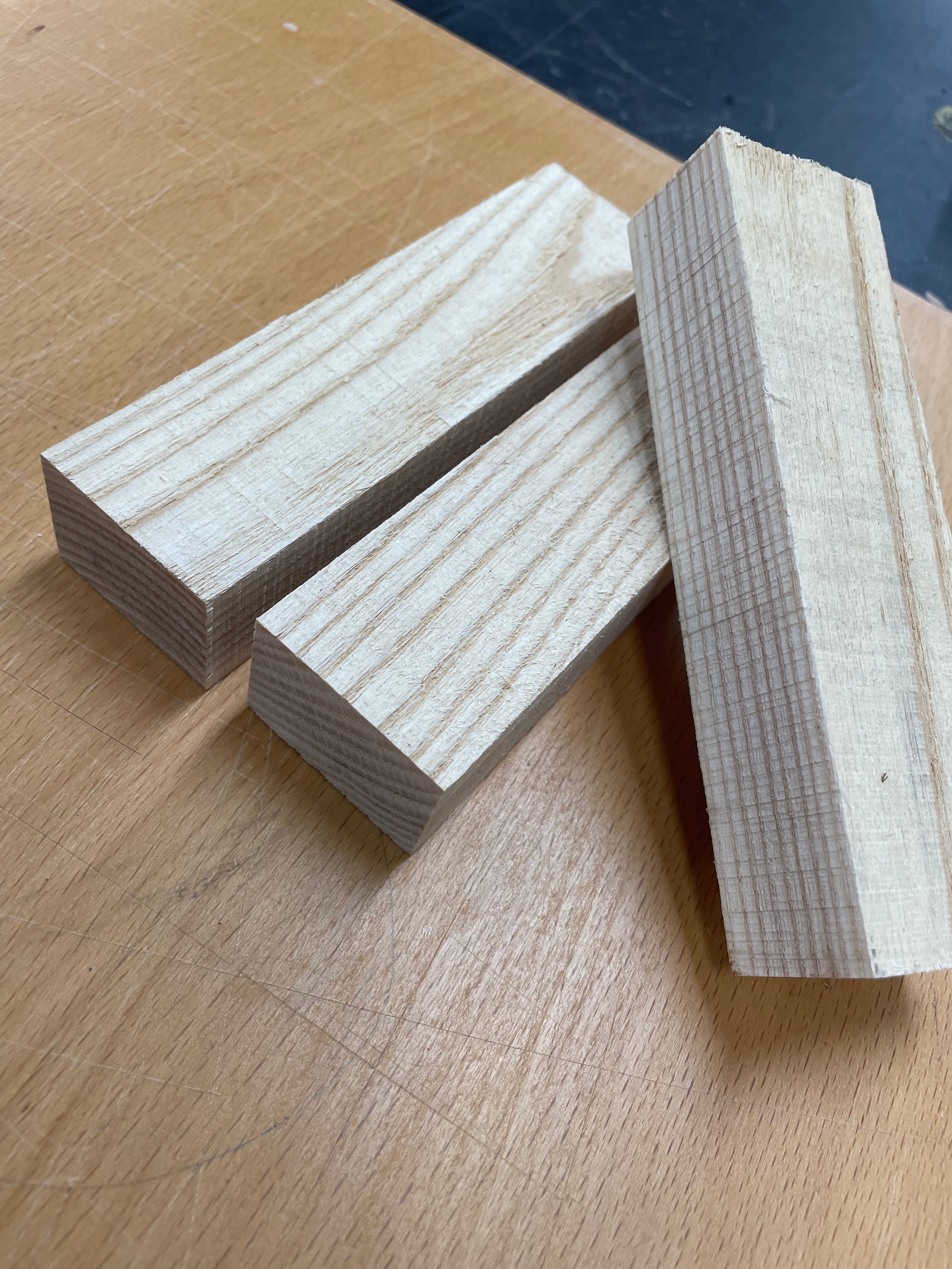 Wooden knife handle blank