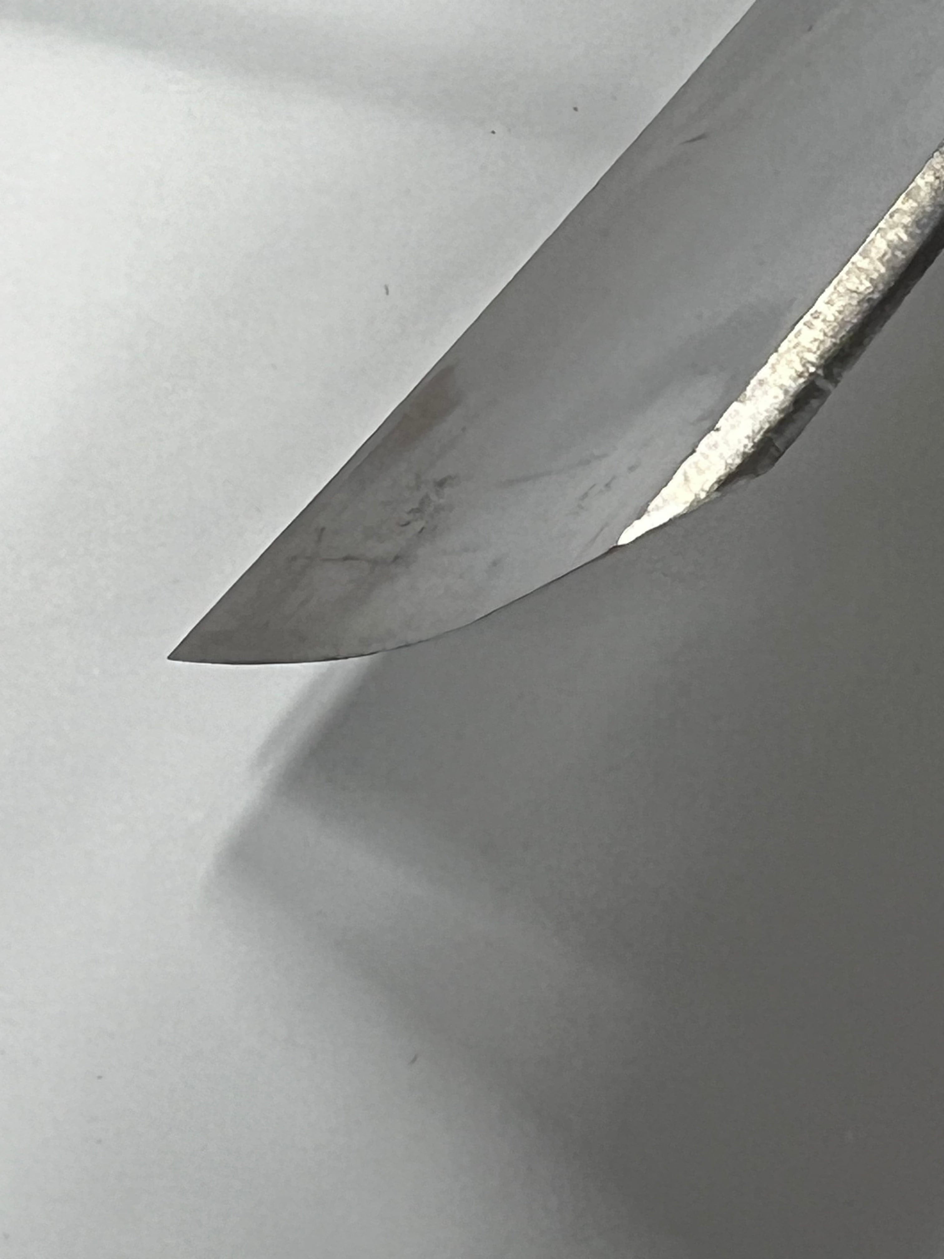 Wood carving iron 130x20mm straight gouging iron