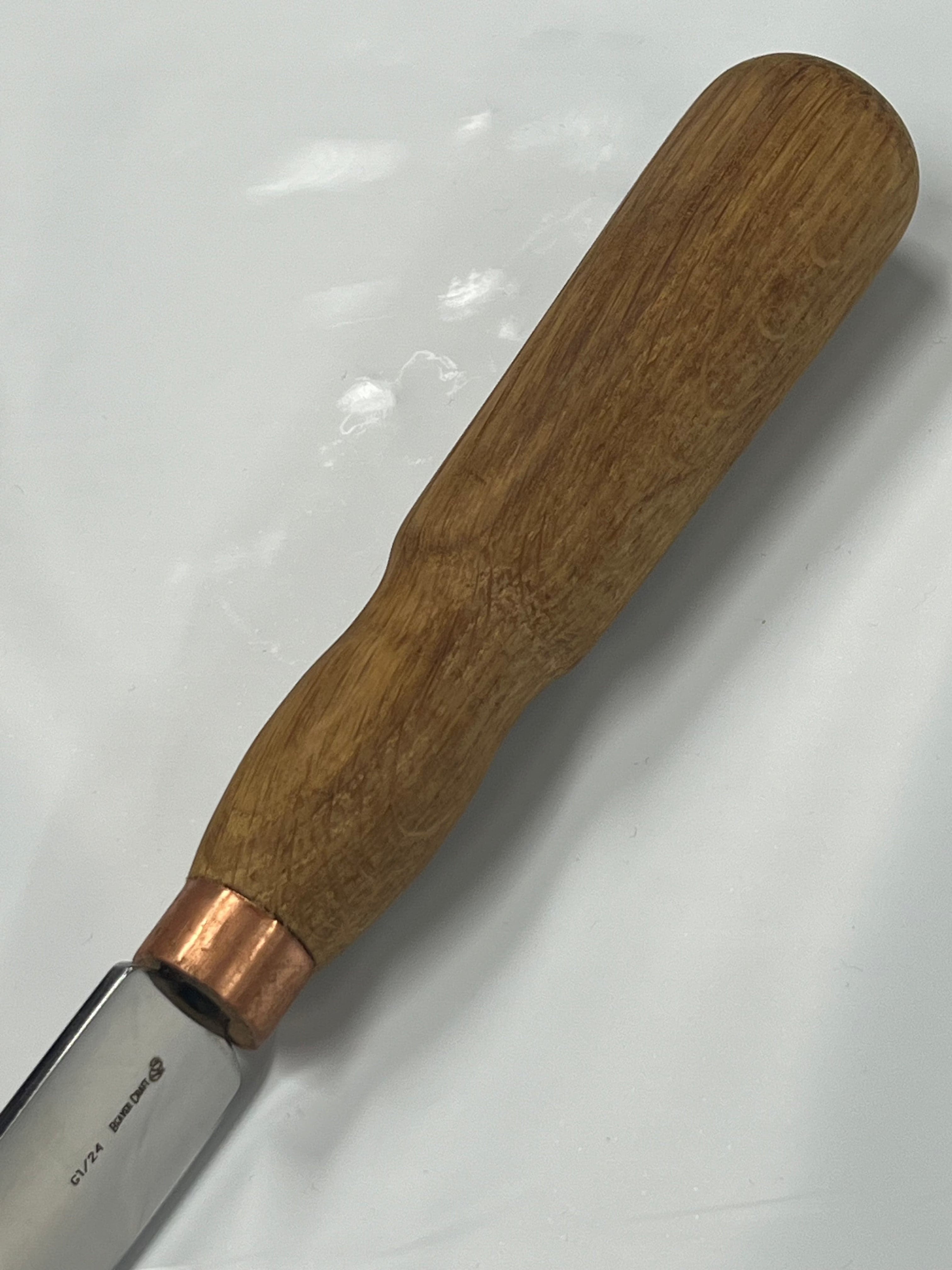 Wood carving iron 130x24mm straight flat chisel