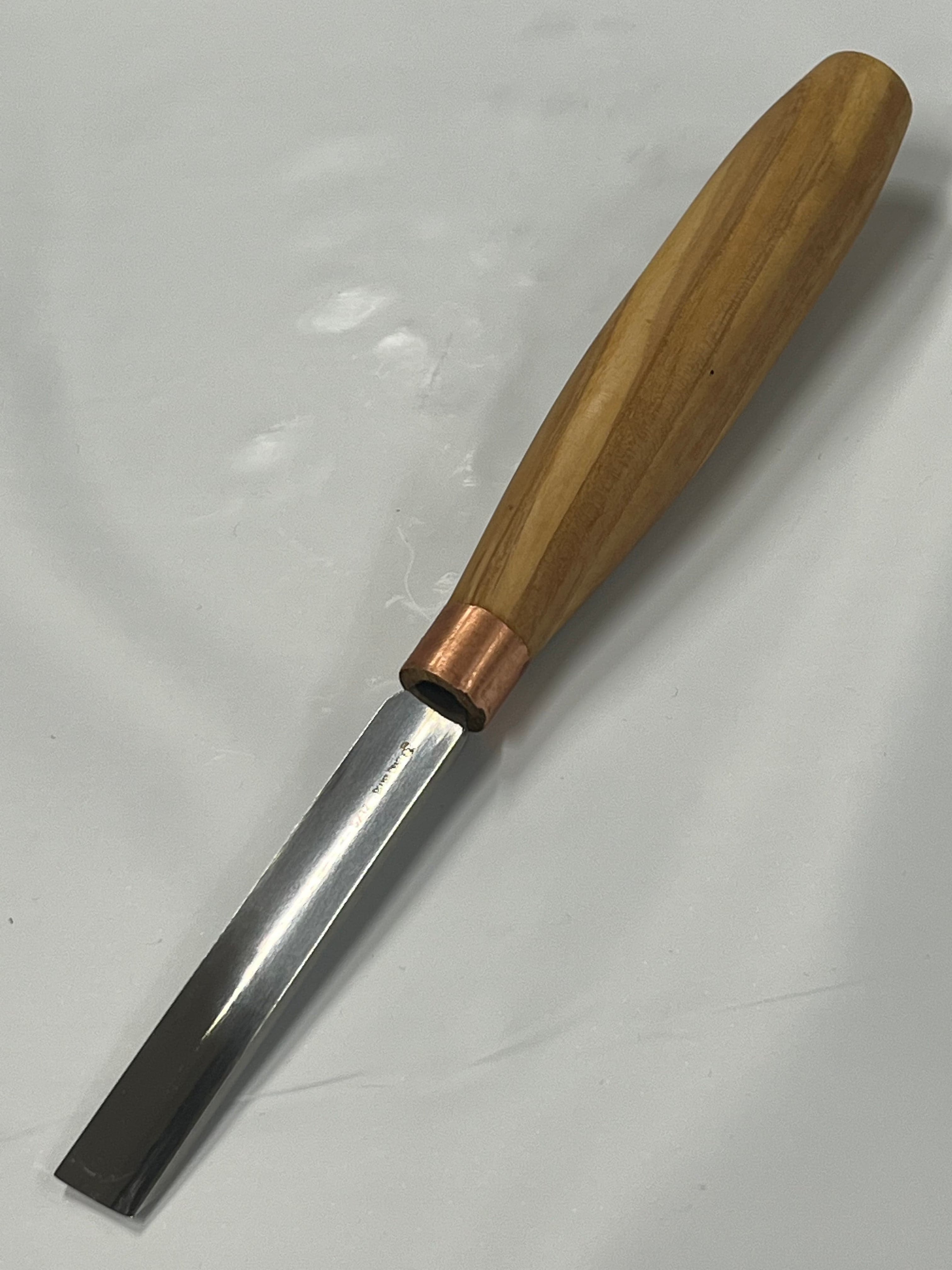 Träsniderijärn 80x12mm rak rundad mejsel K5/12