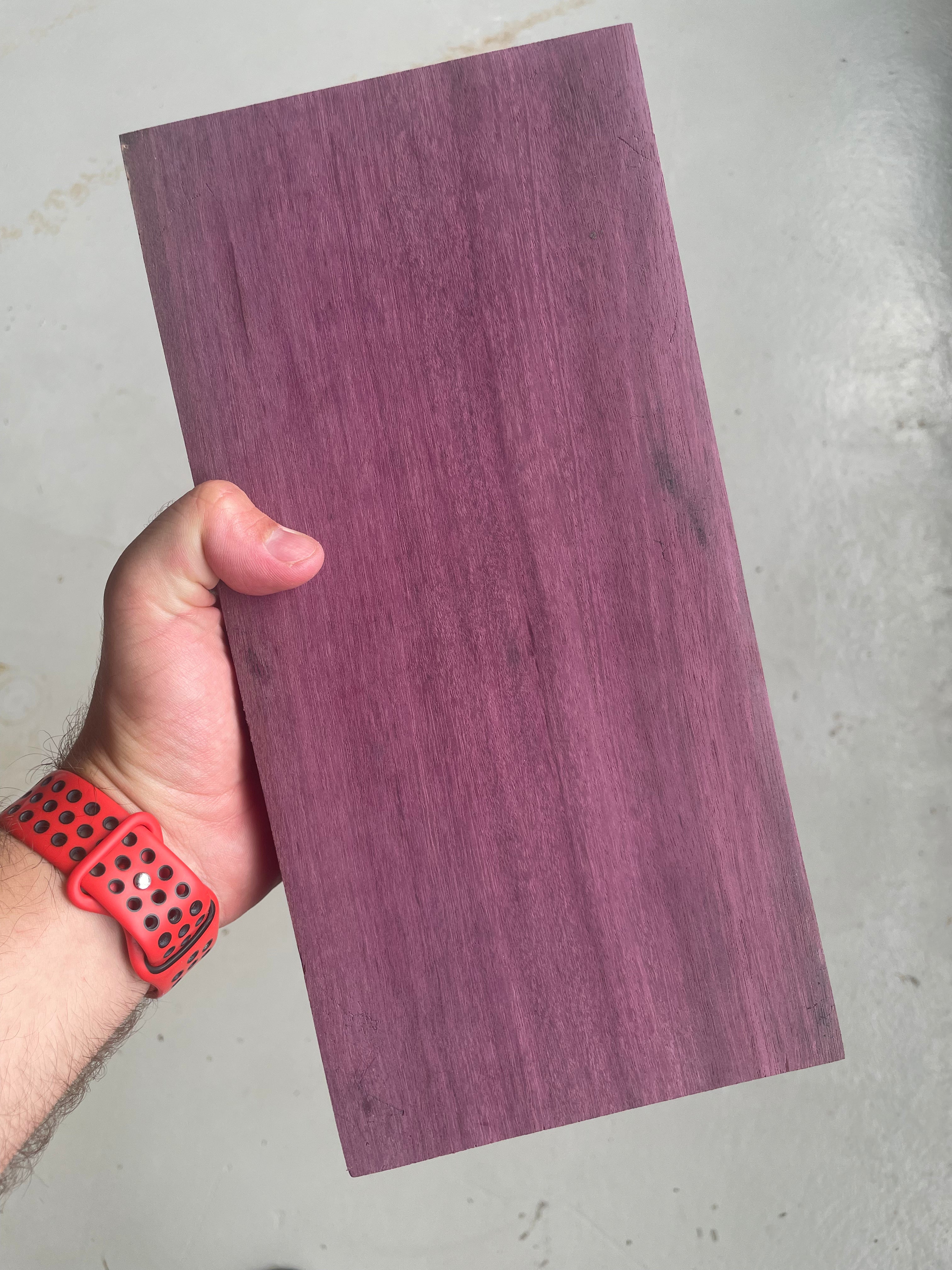 Purpleheart Stort emne 55x155x300mm