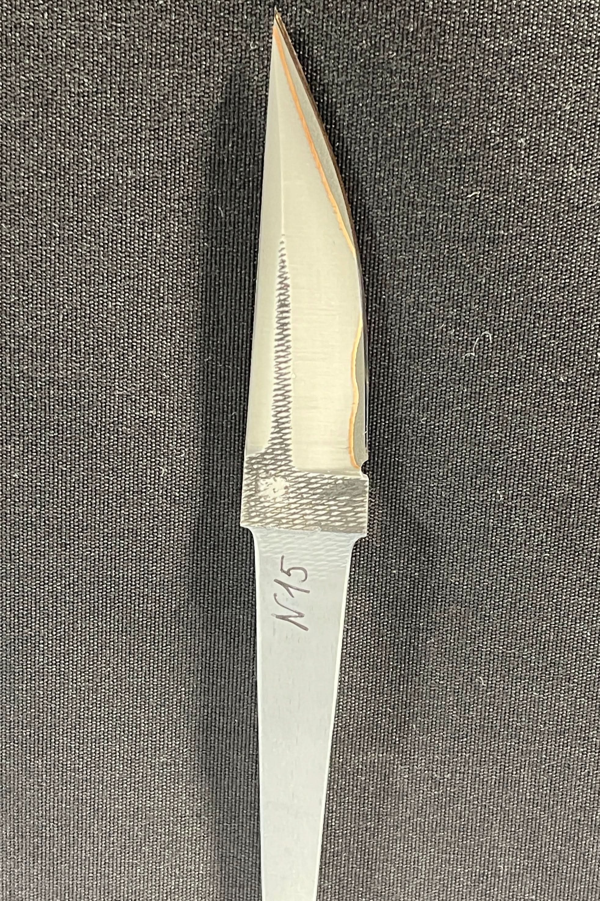 Håndsmidd laminert knivblad - Kobber San Mai - Vladyslav Chulan VCSM Nr 15