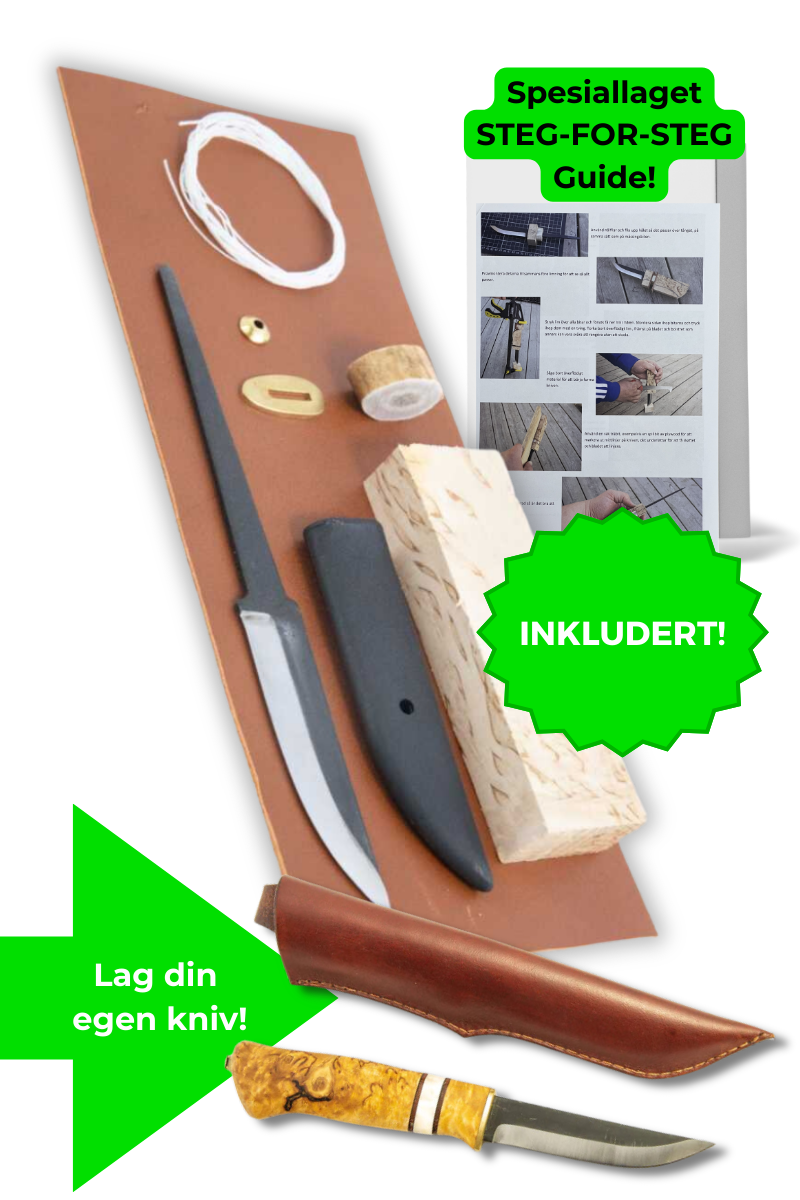 Begynnerpakke for knivmaker: Alt du trenger for å lage din egen tollekniv