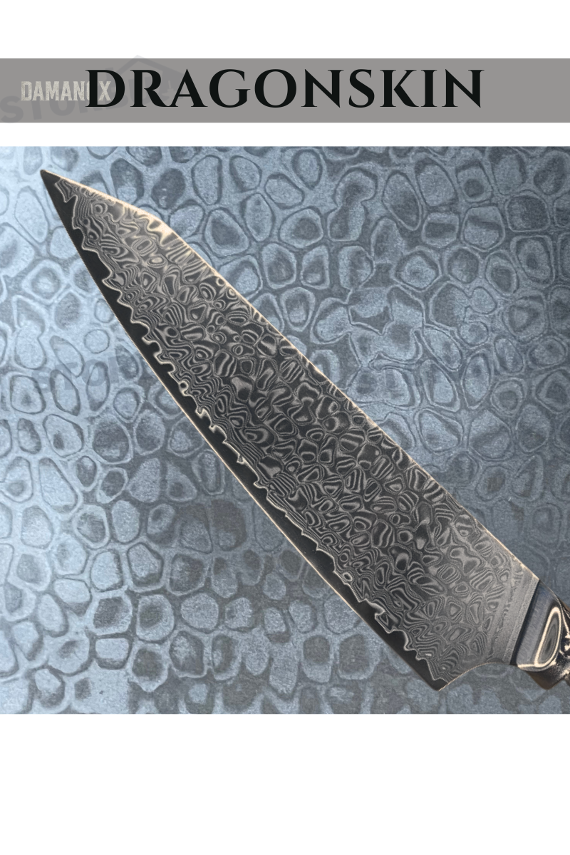 Damanox VG10 - Rustfri Damask plate med kjerne av VG-10