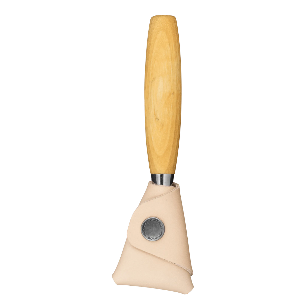 Morakniv 162 dobbeltegget skjekniv med lærslire