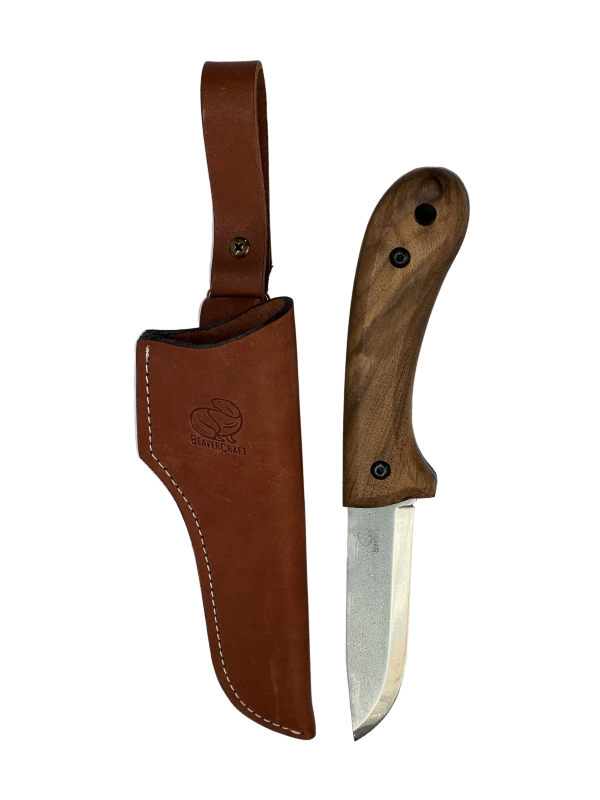 BSH2 Glacier Bushcraft knife with sheath
