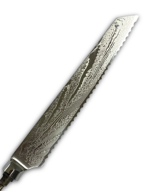 Bread knife blade - AUS10 Damask Chef's knife