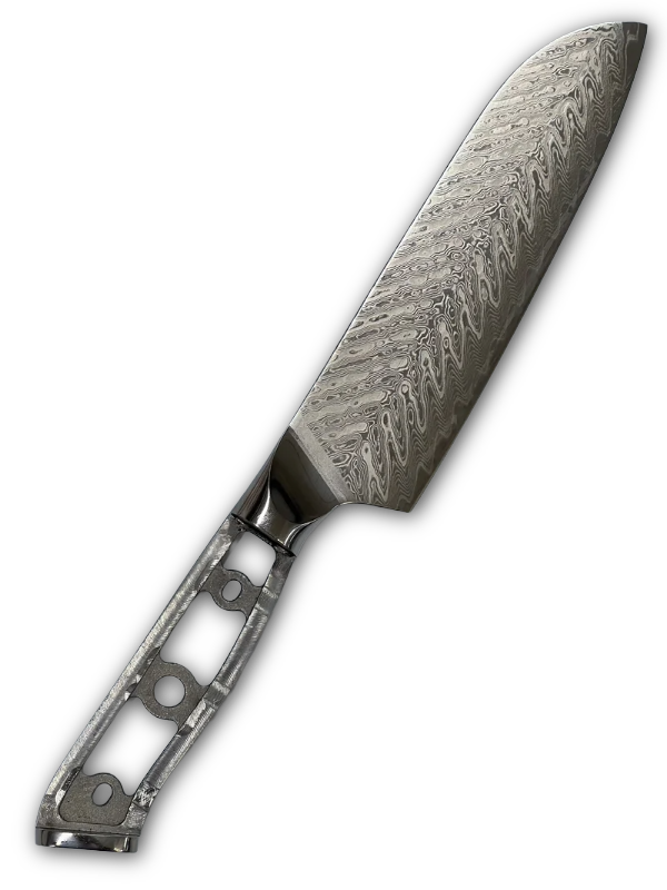Herring Santoku - VG10 Damask Kokkekniv 7"