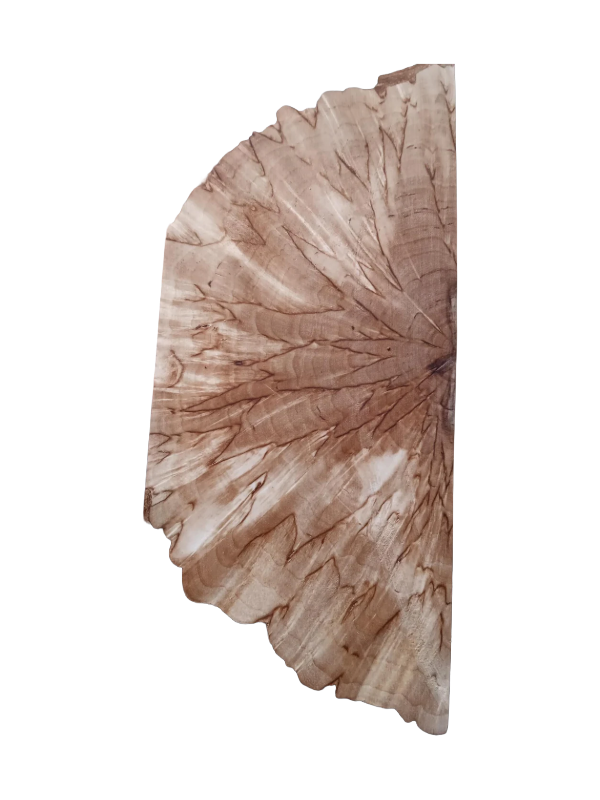 Naturell Valbjørk Masurbjørk Tverrskjært (X-cut) ca. 30x40x140mm
