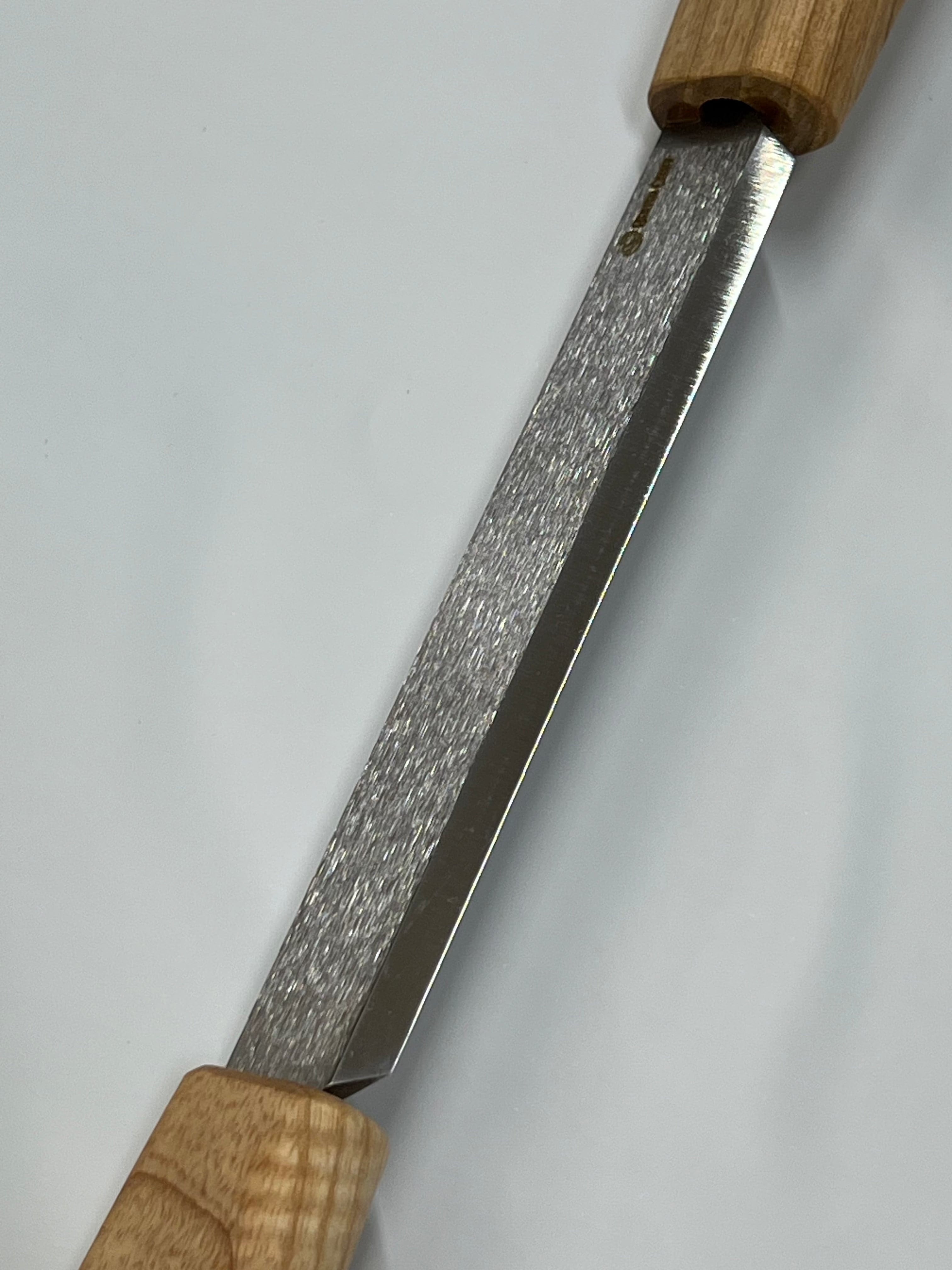 Scavenger knife DK2S 120mm blade handle of ash and leather sheath Beaver Craft