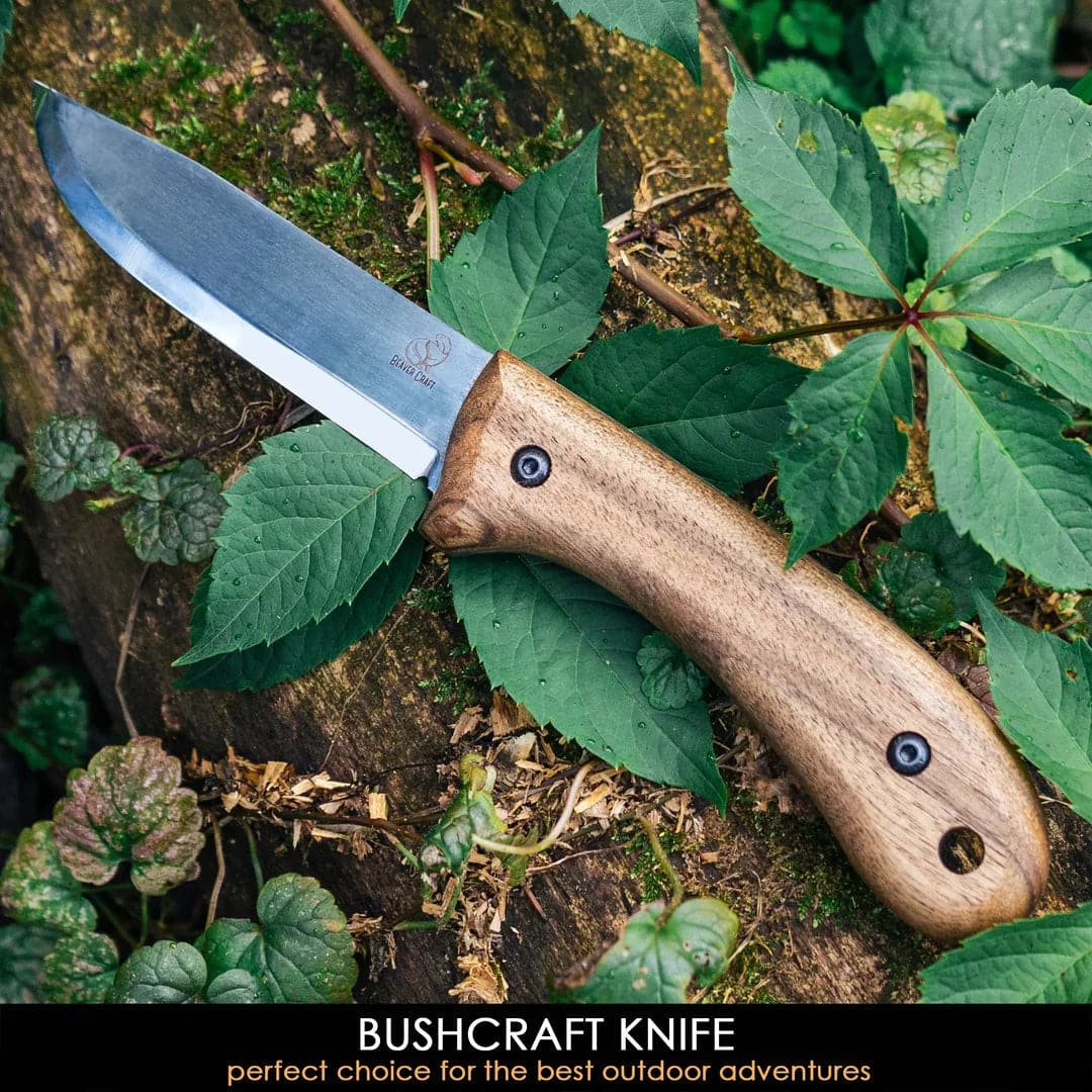 BSH2 Glacier Bushcraft knife with sheath