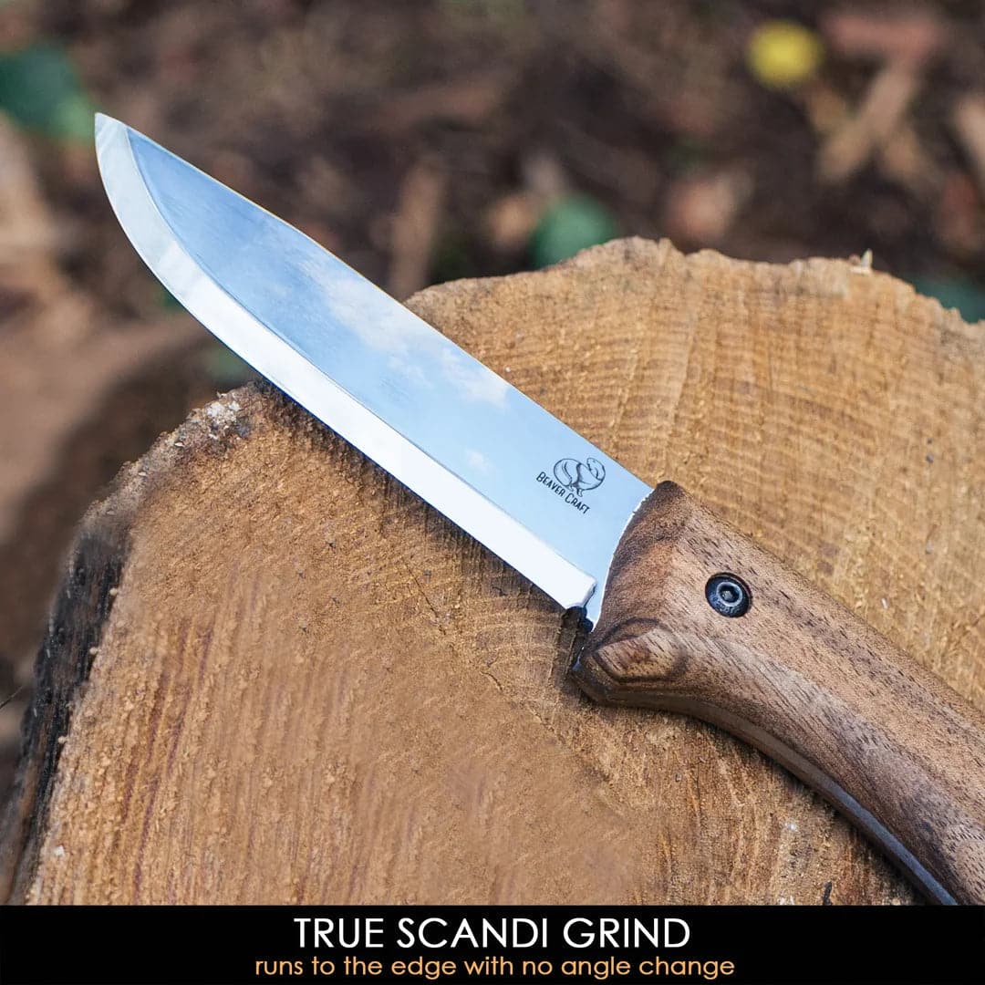 BSH2 Glacier Bushcraft knife with sheath
