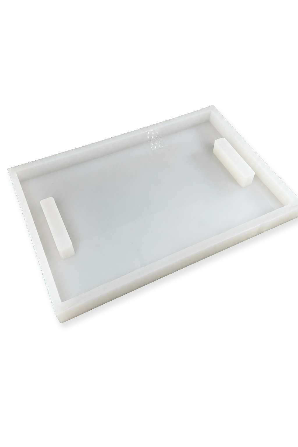 Silikonform til rektangulært serveringsbrett med doble håndtak 457 × 305 × 32 mm