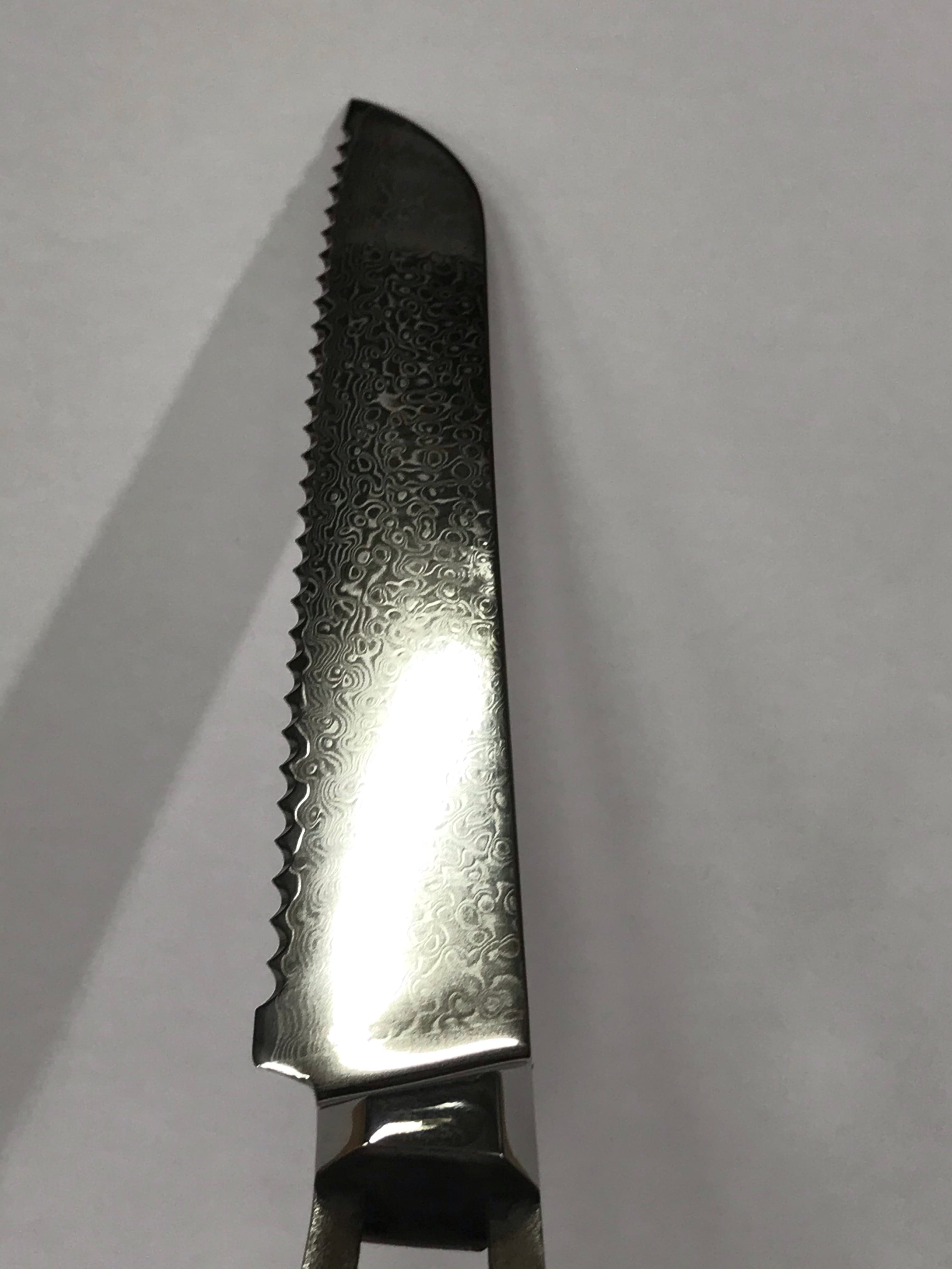 Bread knife blade - VG10 Damask Chef's knife