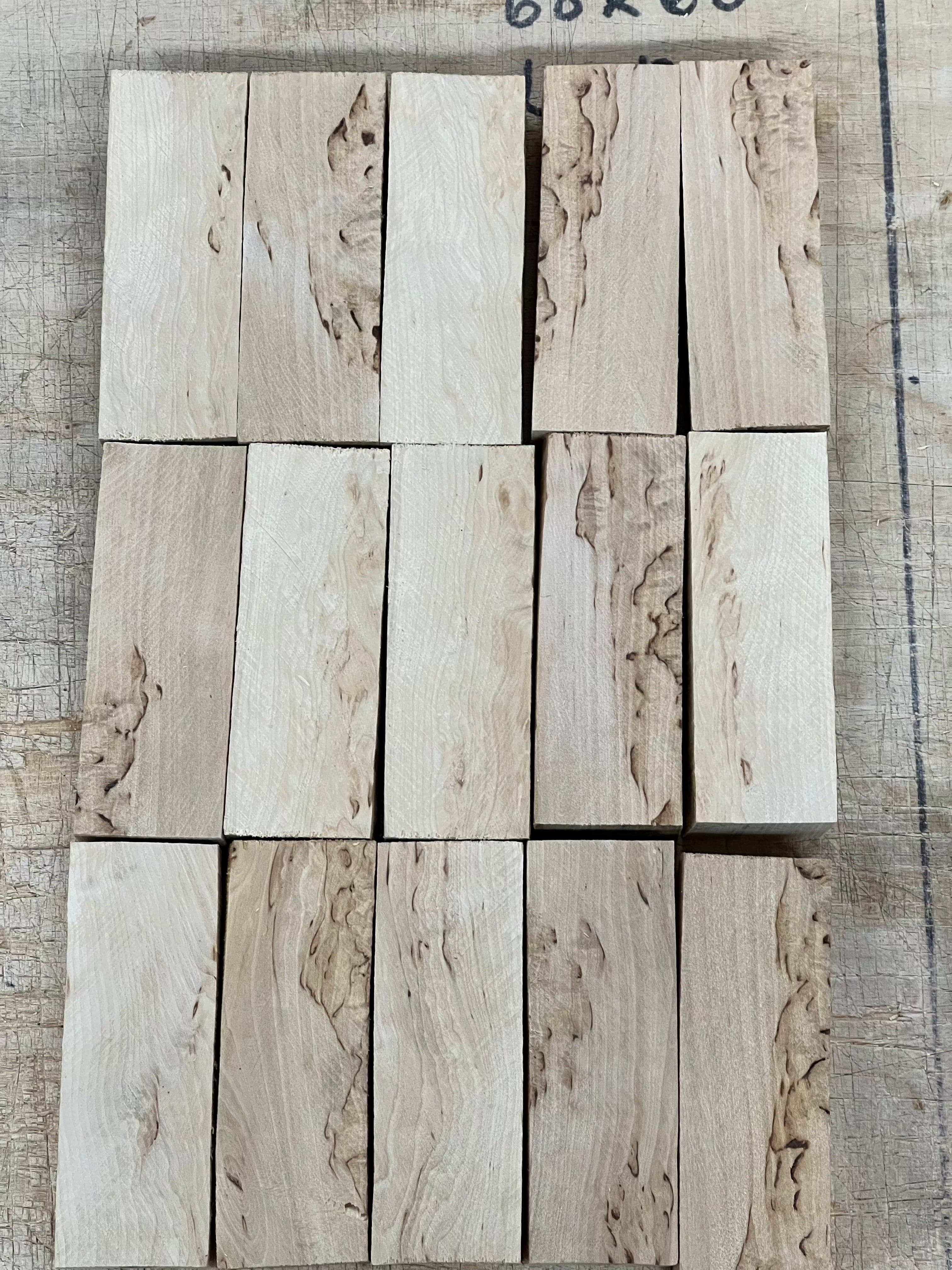 Wooden knife handle blank