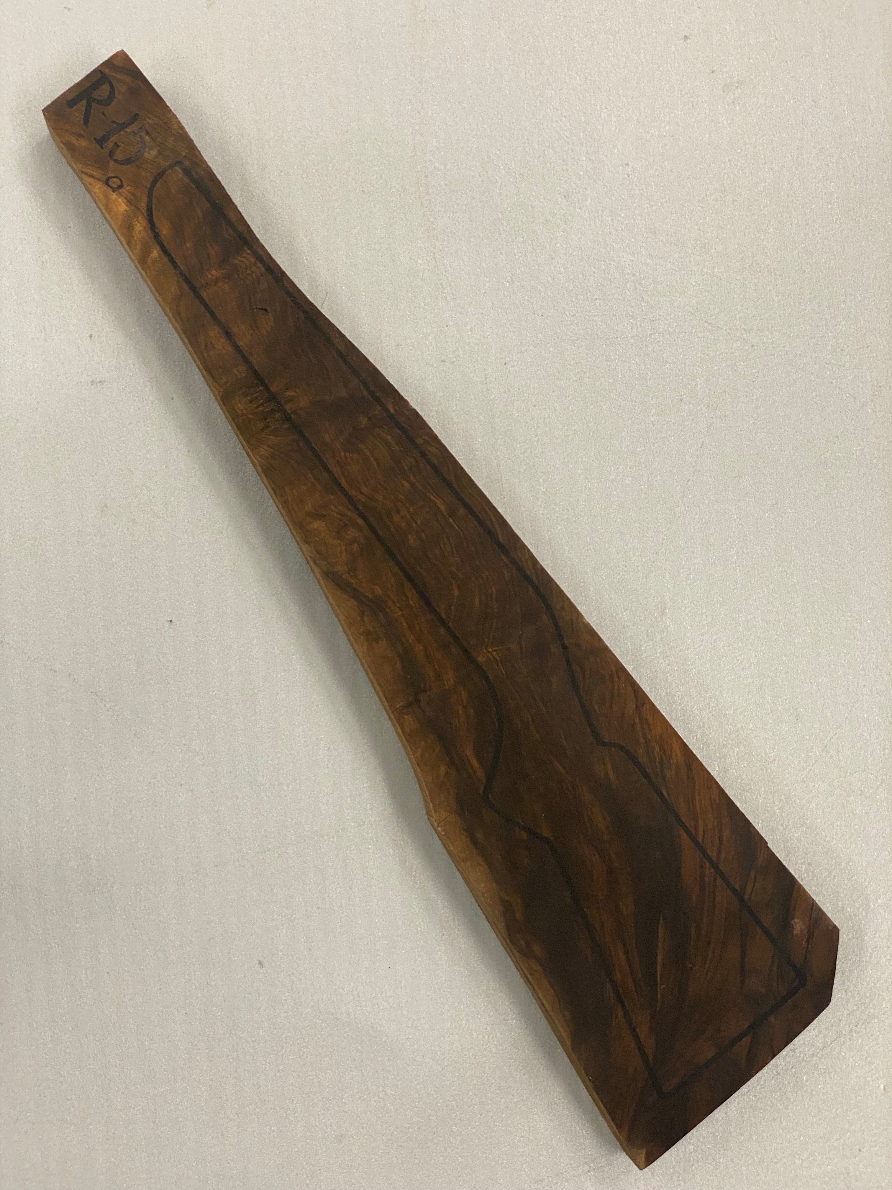 Rifle Stock Blank Turkish Walnut Grade 5 R-15