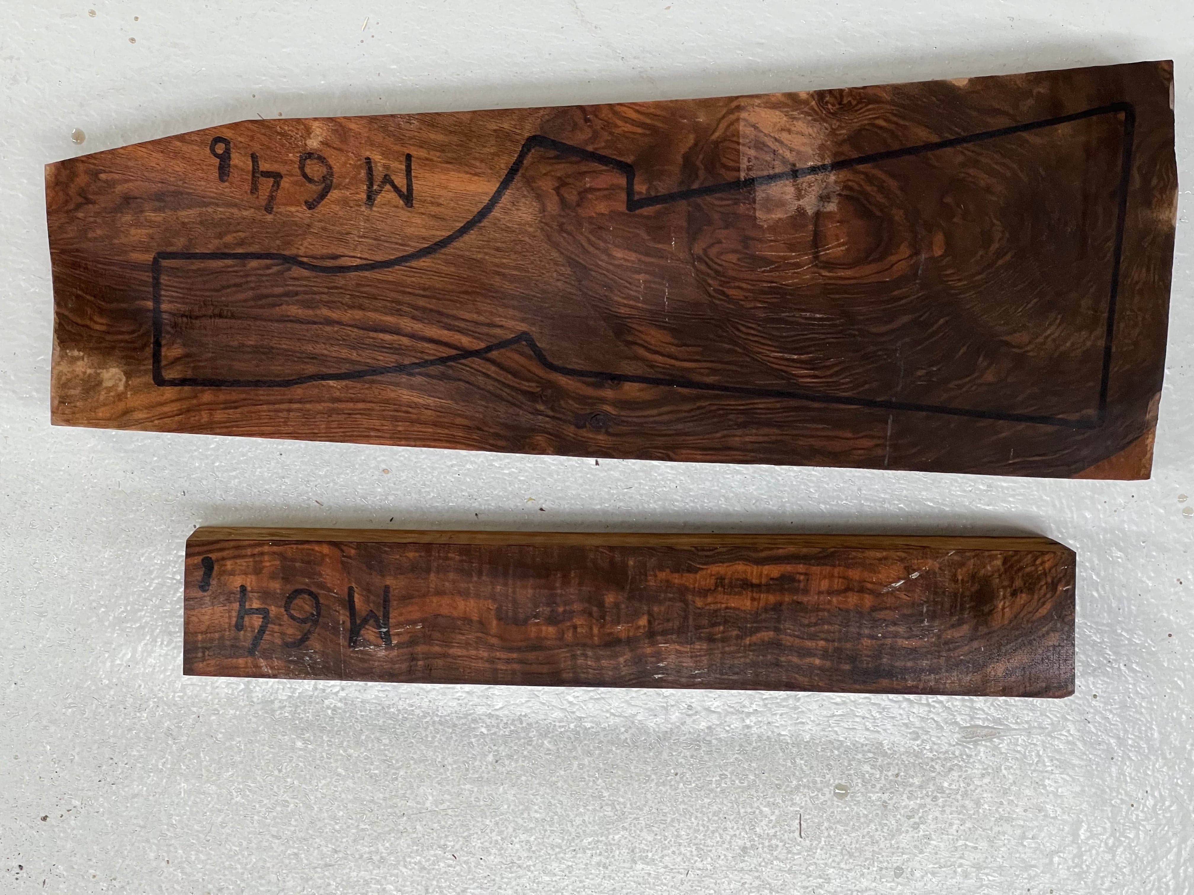 Shotgun Stock Blank Turkish Walnut Grade 4 M-64