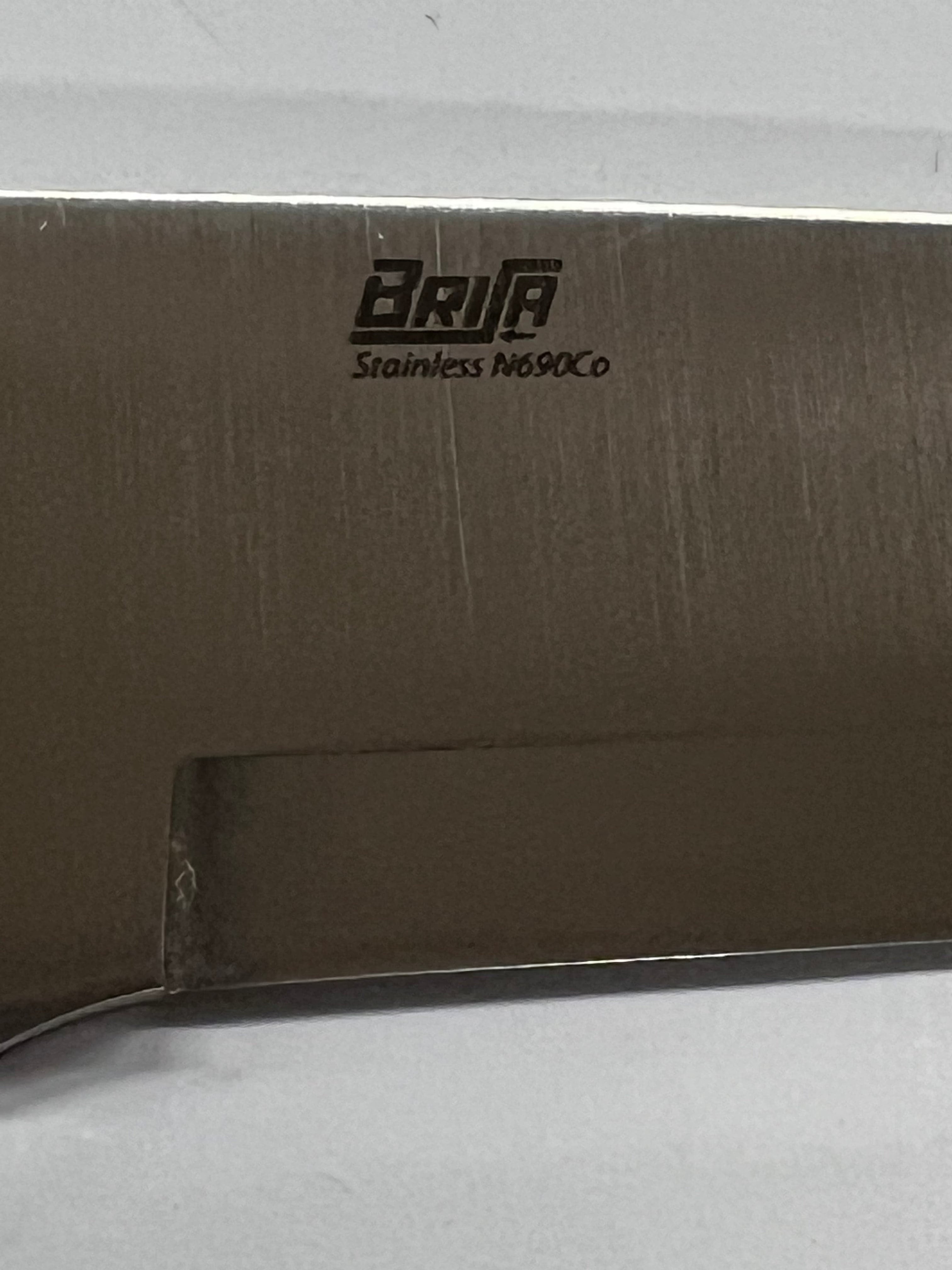 Brisa Trapper 95 Scandi N690 knivblad i rostfritt stål