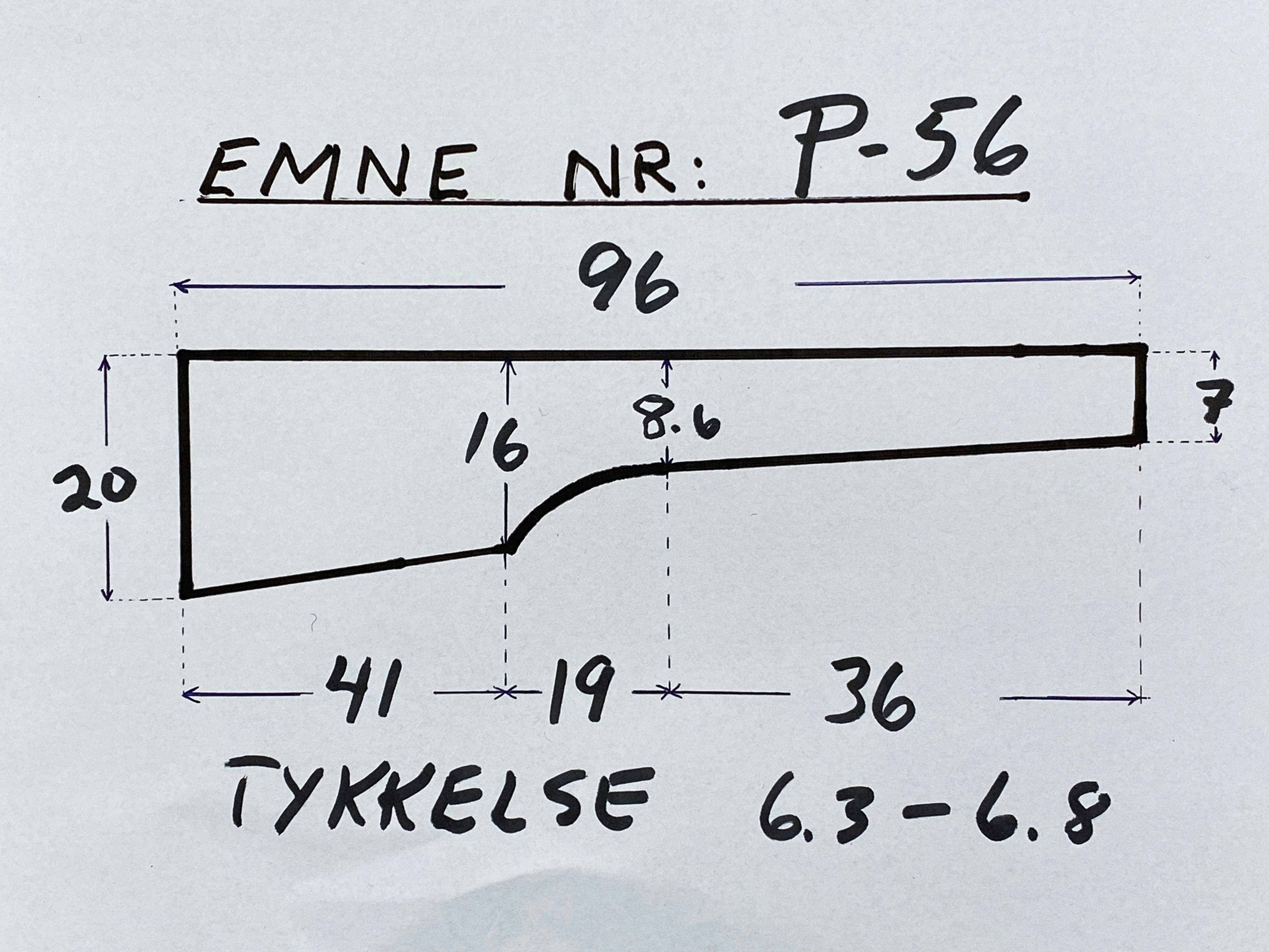Rifle Stock Blank Turkish Walnut Grade 3 P-56