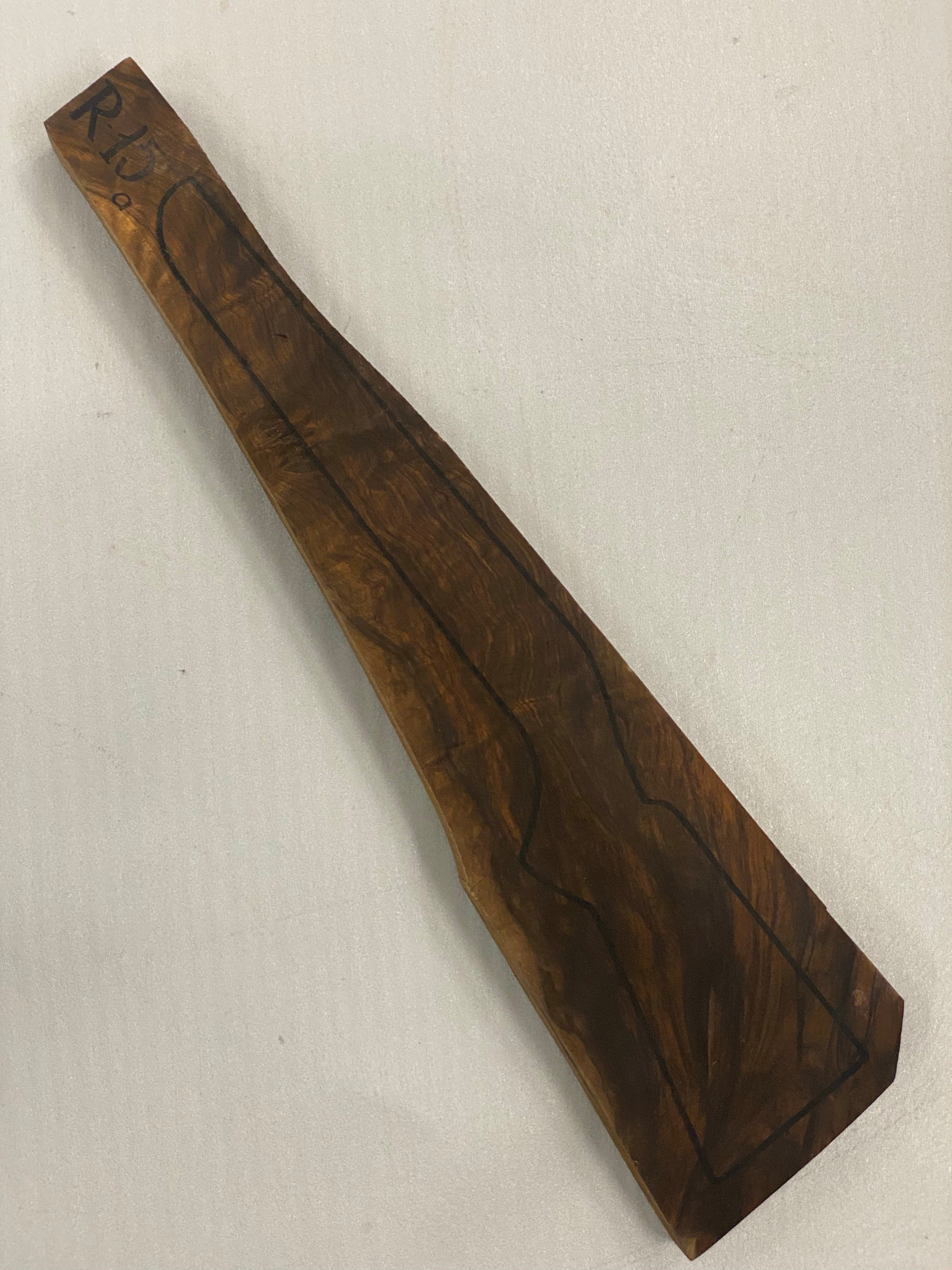 Rifle Stock Blank Turkish Walnut Grade 5 R-15