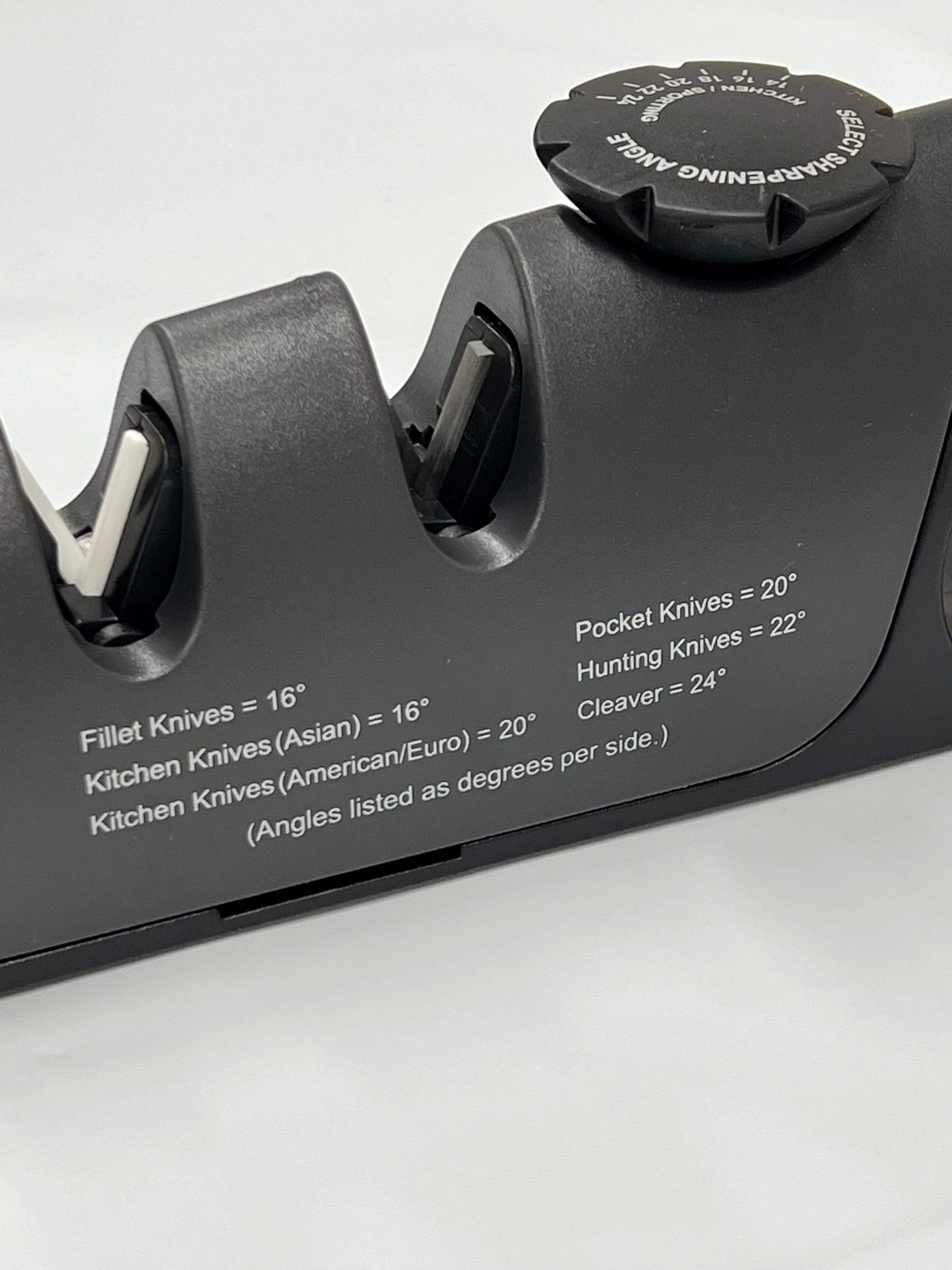 Fast knife sharpener with adjustable angle RISAM RM023