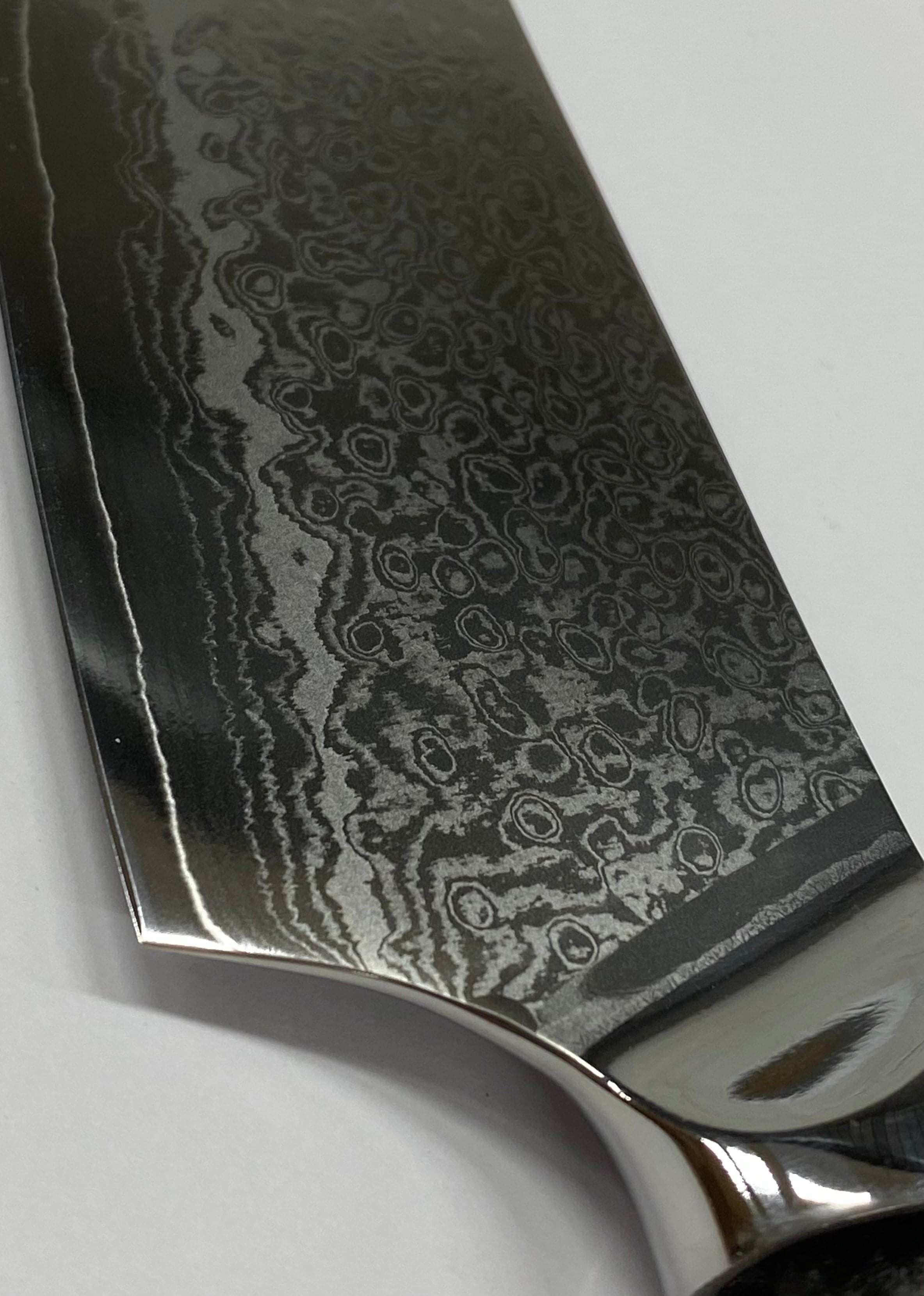 Chef Knife Blade - AUS10 Damask Chef Knife 8"
