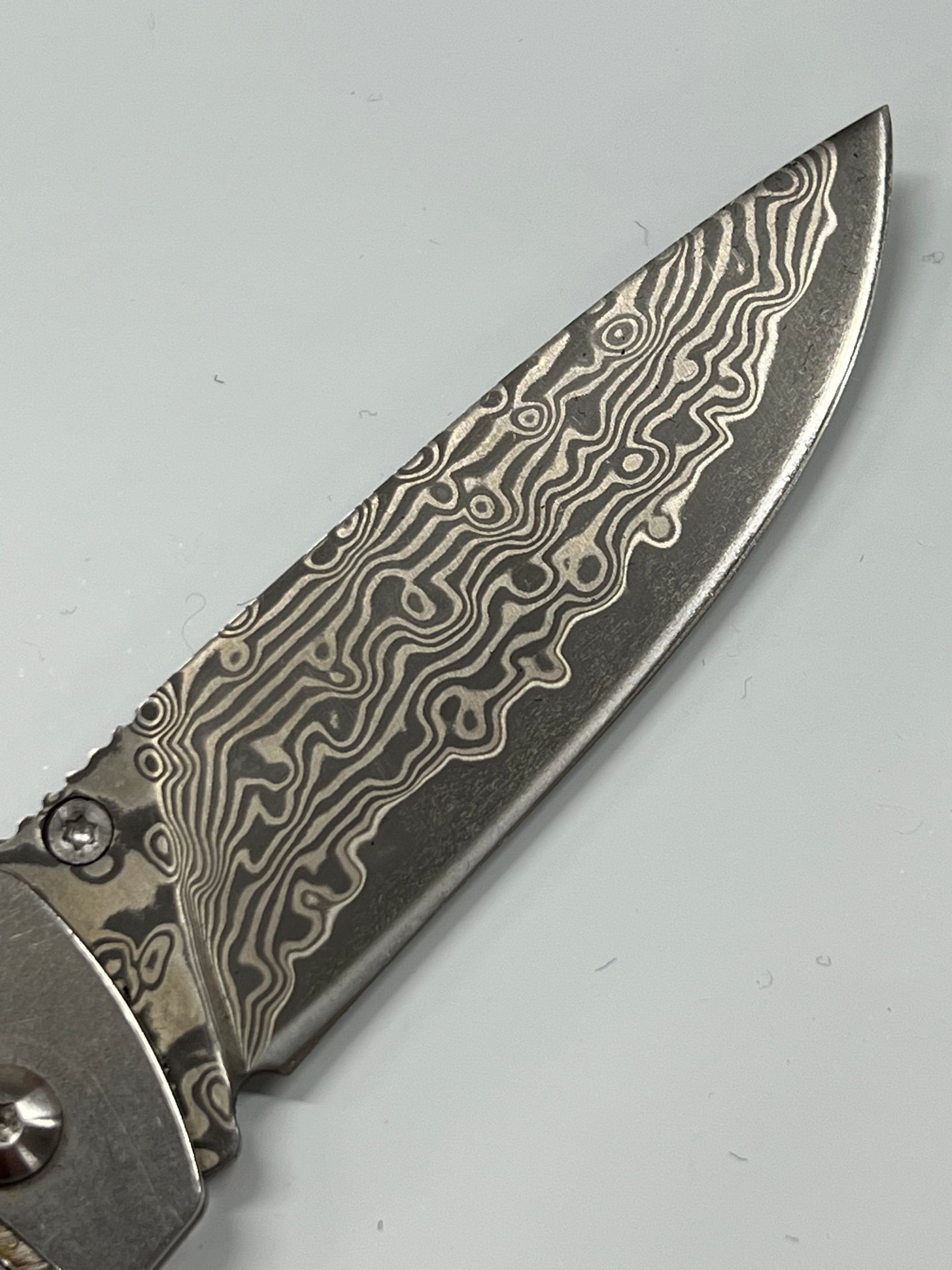 Gentleman Folding knife set Cloud damask