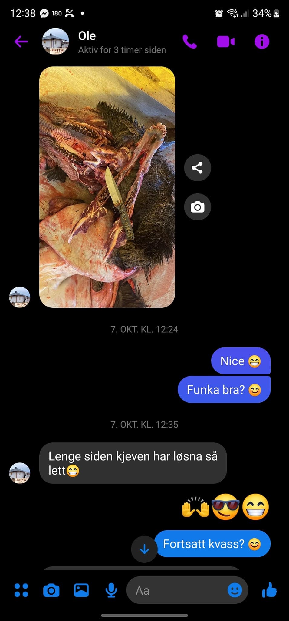 Knivblad GSK-6 AEB-L Clover-blad