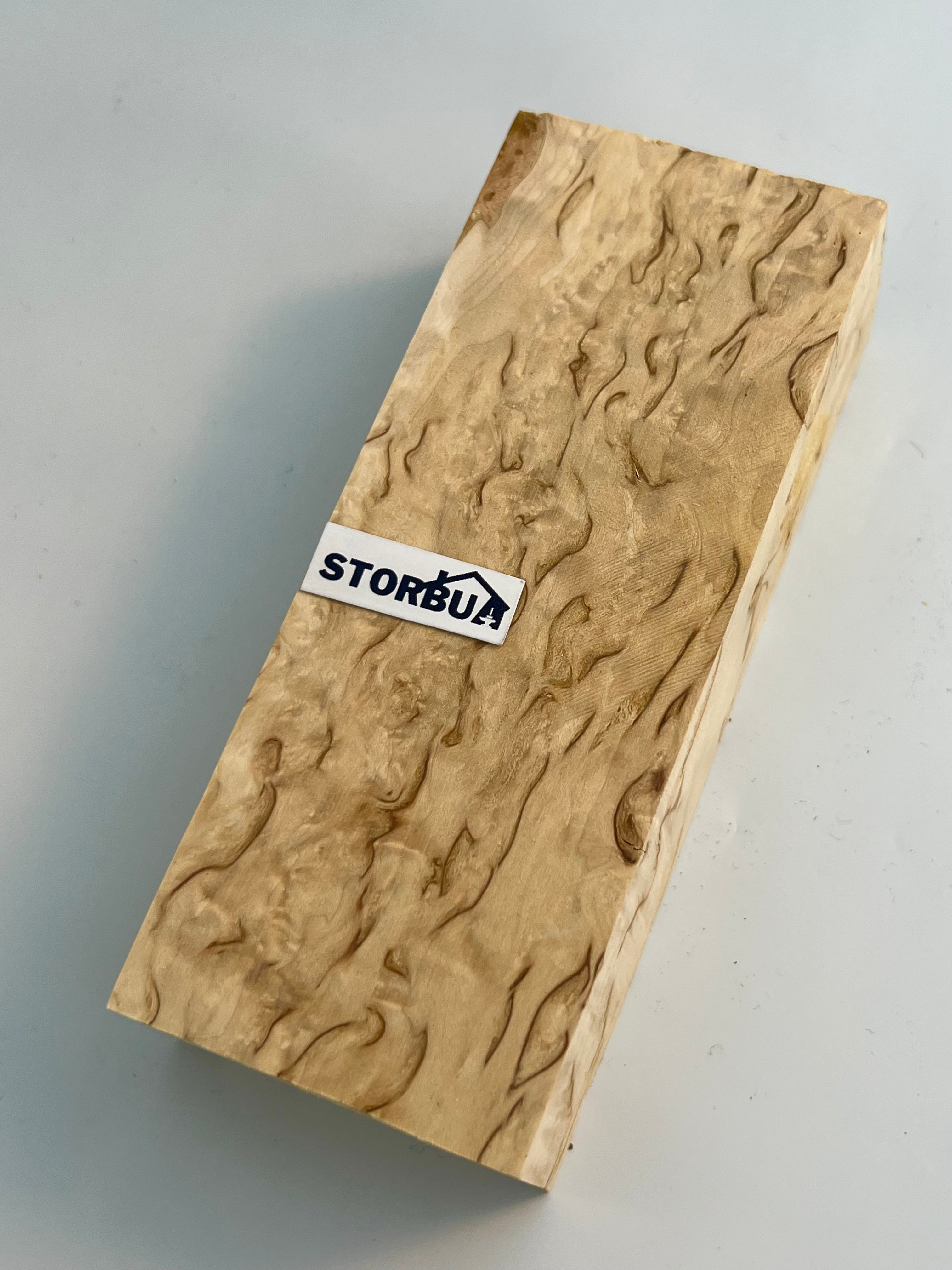 Valbjørk masur birch 30x49x119mm no: VBM-3