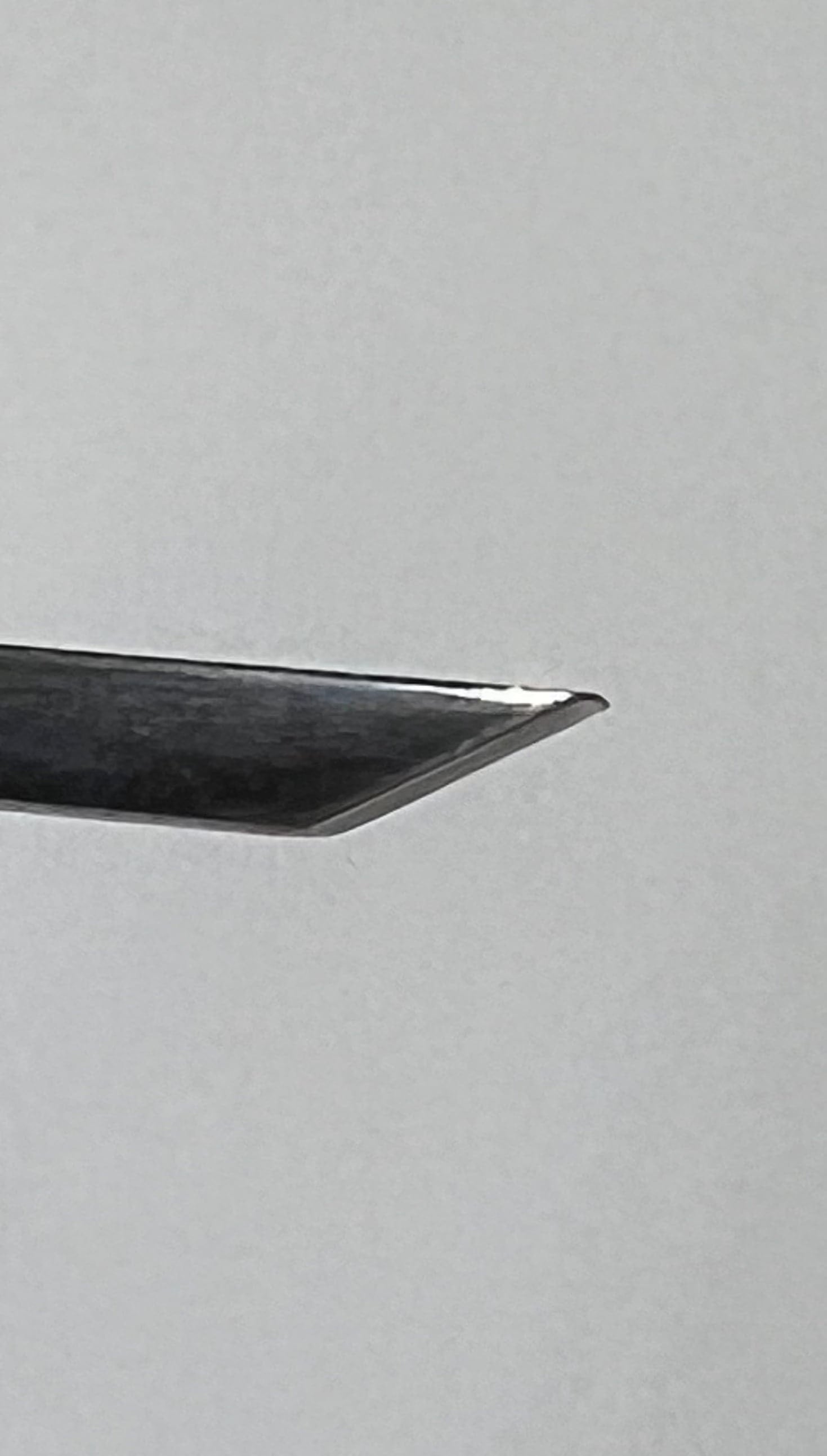 Treskjæringsjern 75x1mm rett flat meisel P1/01 m/kulehåntak