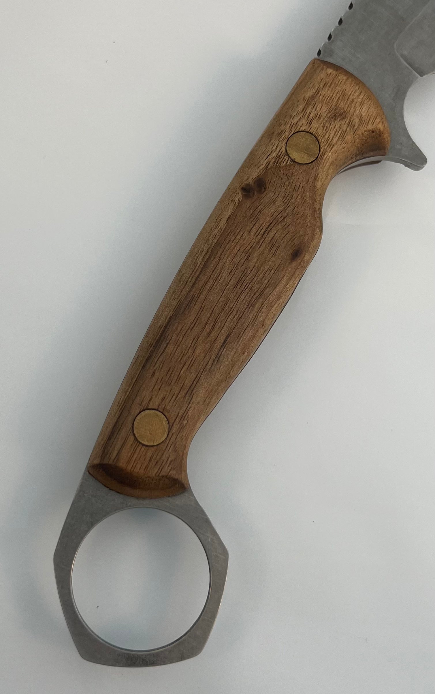 Ukrainsk campingkarambit CGK1 med läderslida
