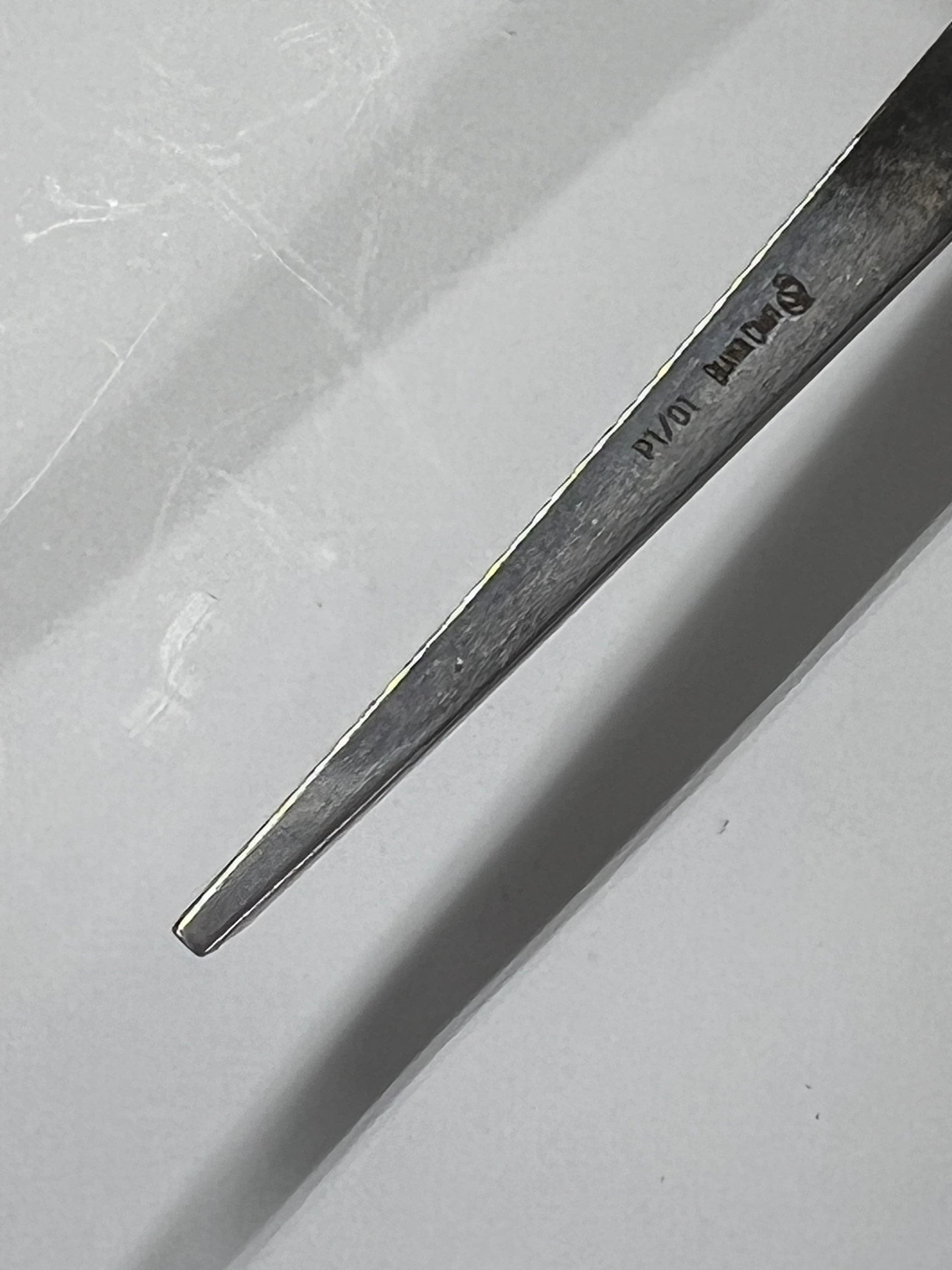 Treskjæringsjern 75x1mm rett flat meisel P1/01 m/kulehåntak