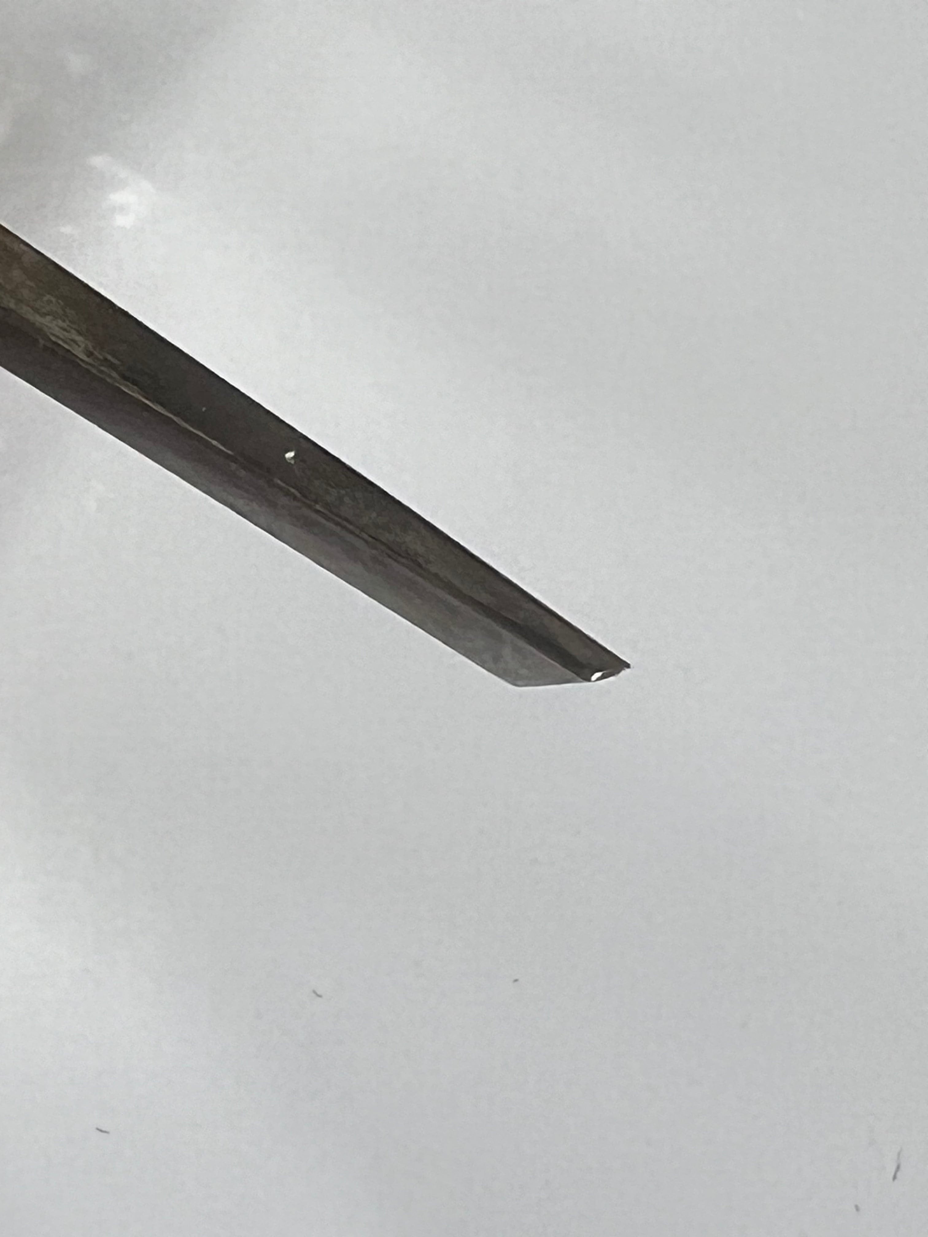 Treskjæringsjern 75x1mm rett flat meisel P1/01 m/kulehåntak