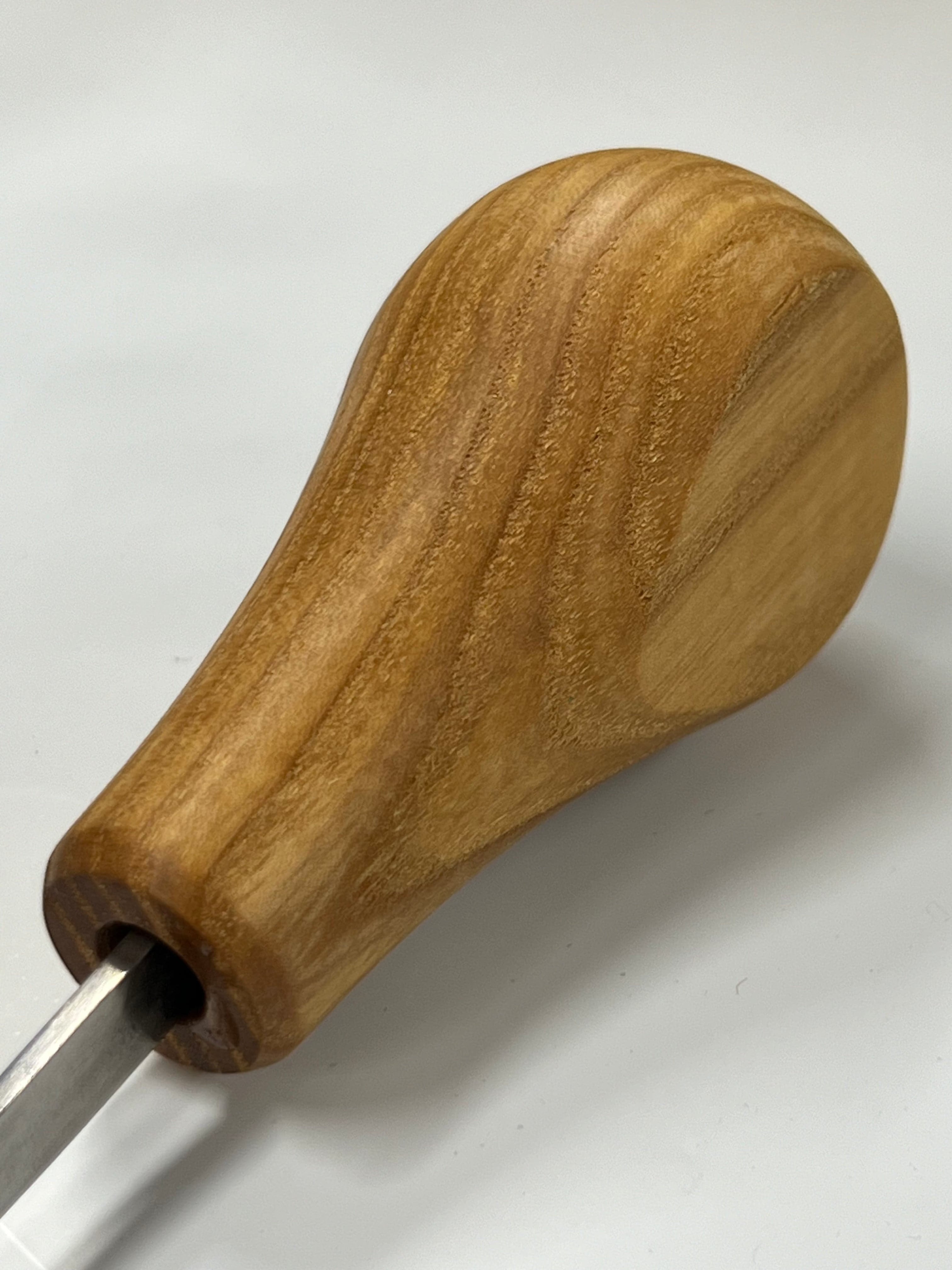 Treskjæringsjern 75x1mm rett flat meisel P1/01 m/kulehåntak