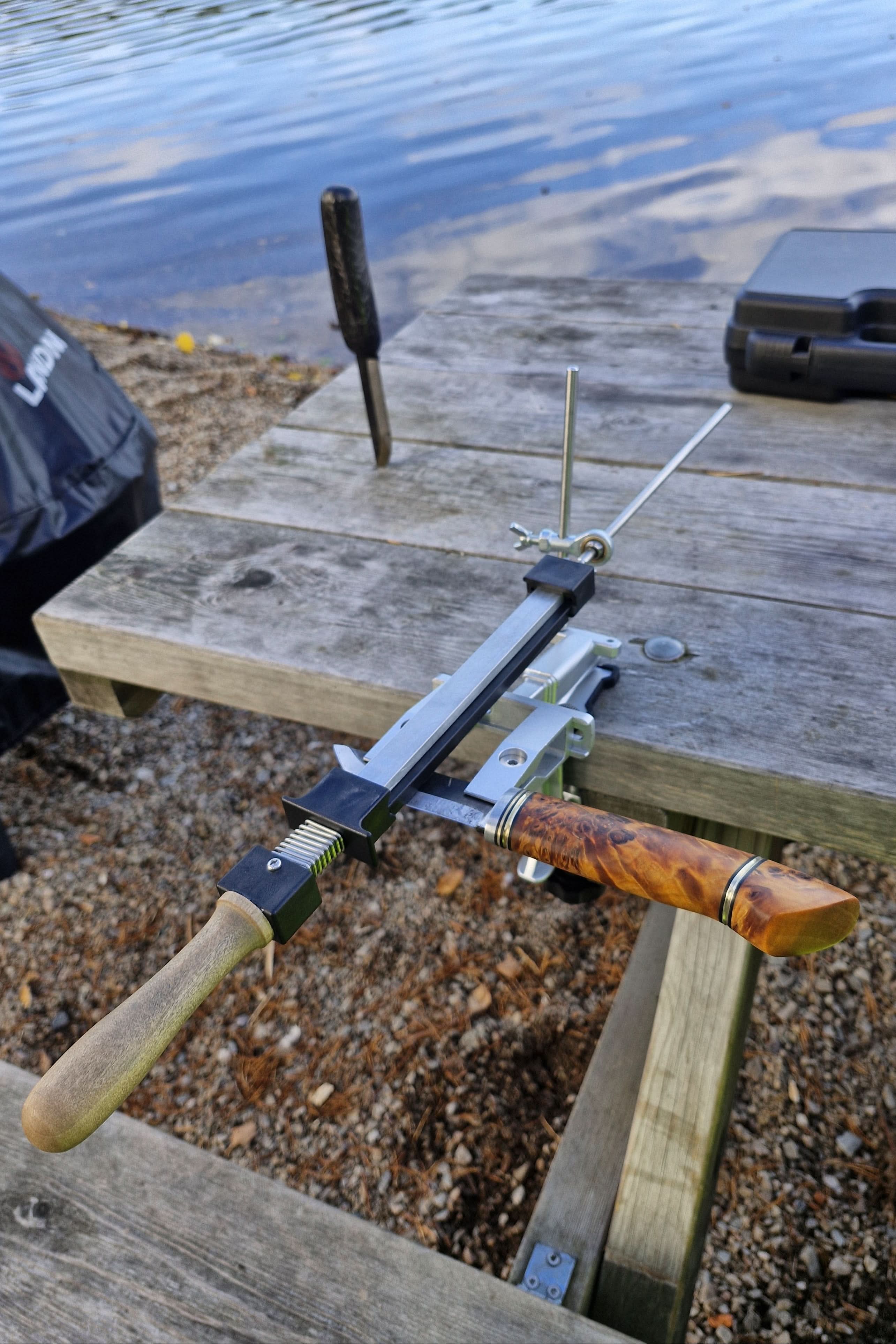 SwiftEdge Cross: Knivslipesystem med justerbar vinkel og diamantbryner
