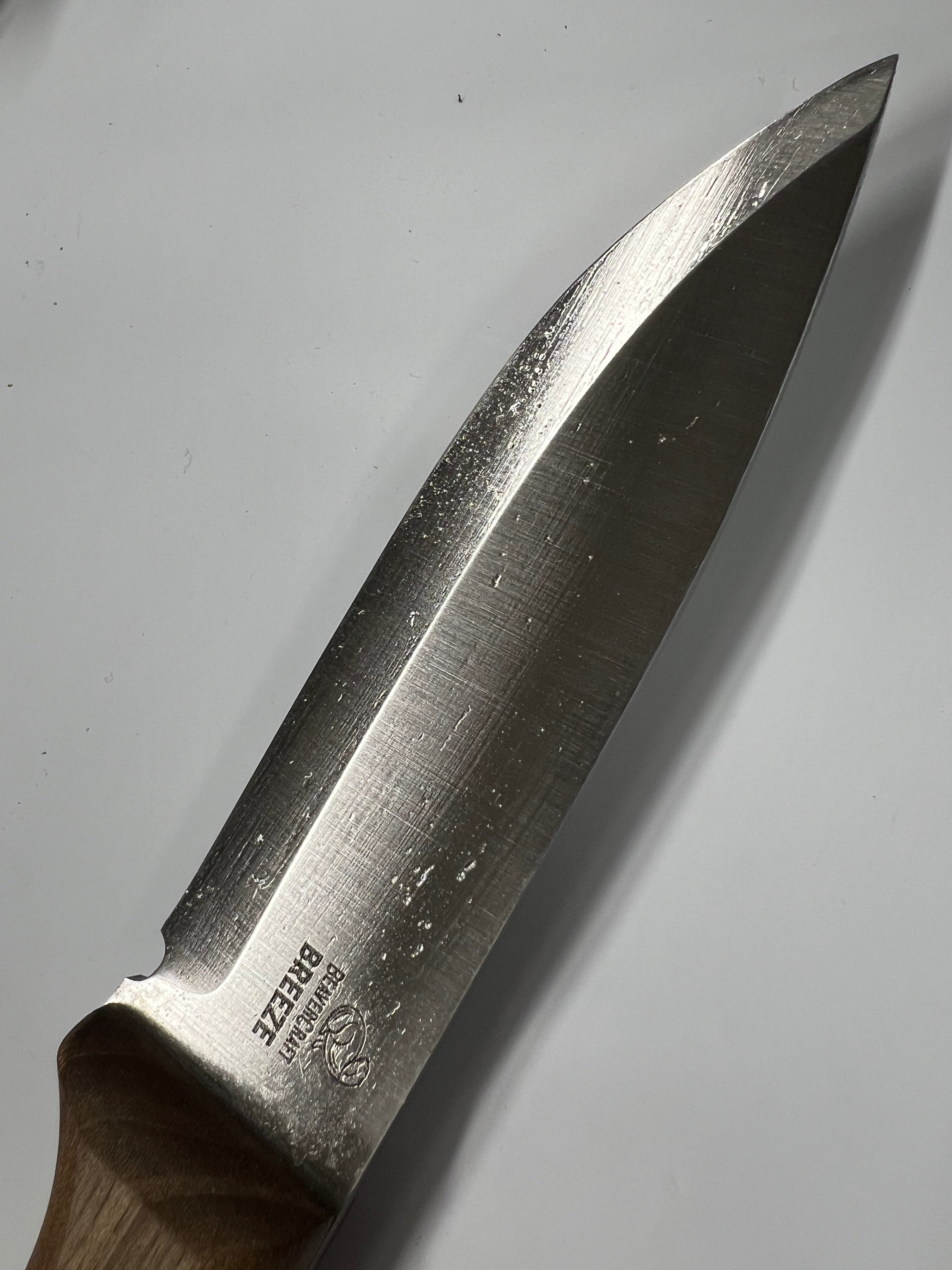 Bushcraft kniv BSH6 med lærslire