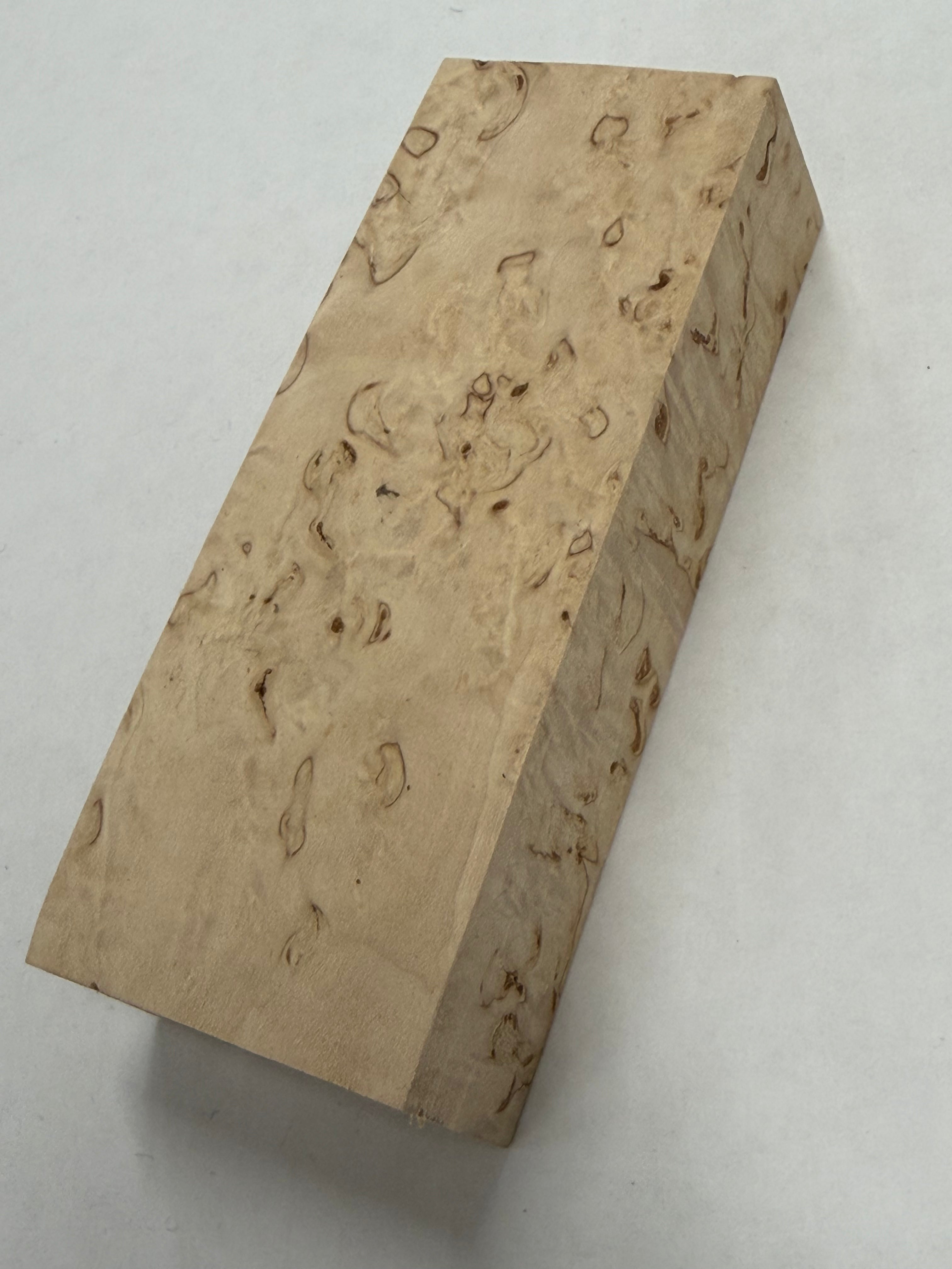 Valbjørk masur birch VBX-18; 27x45x120mm